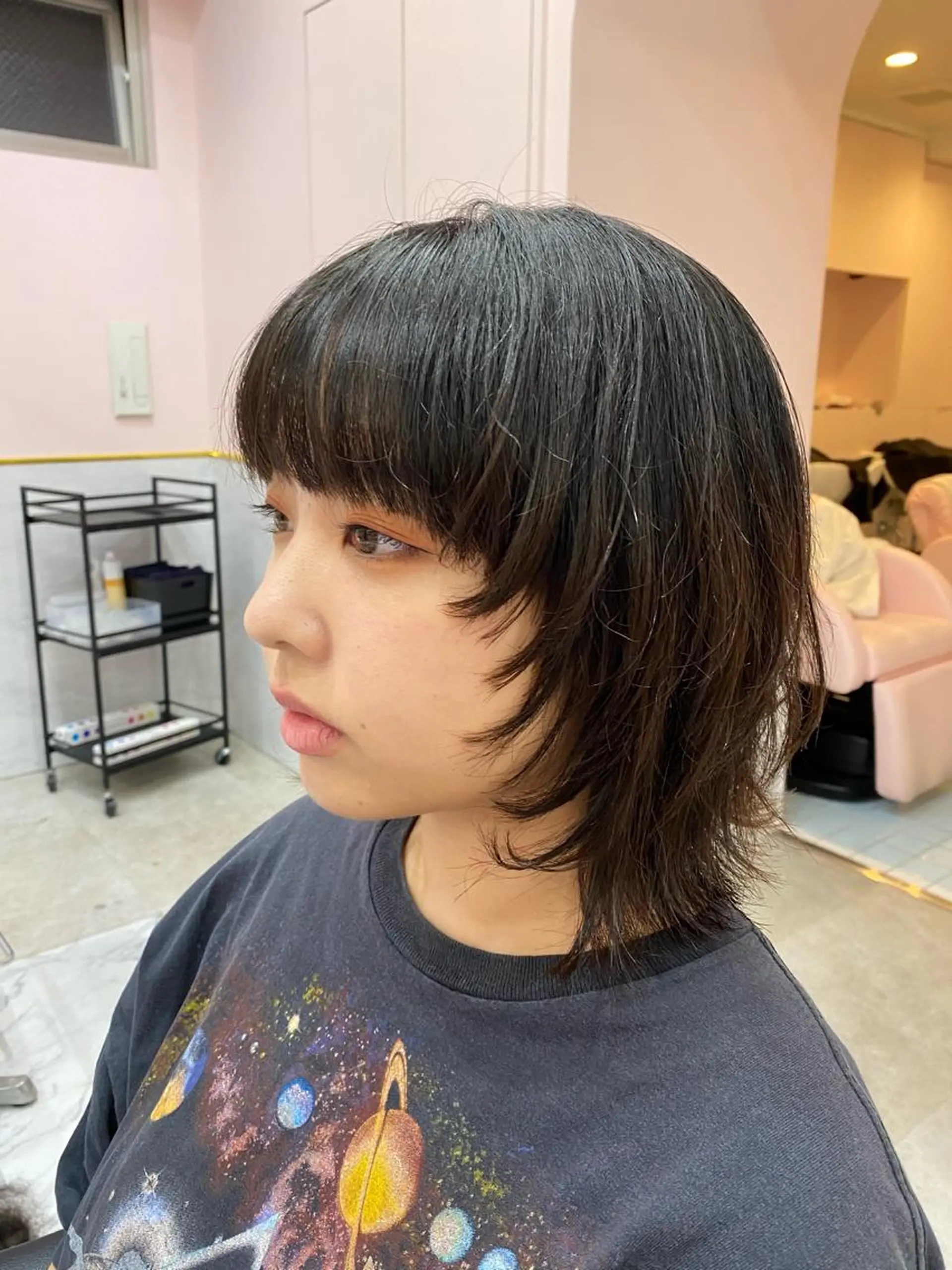 ミディアム ヘアアレンジ カット SALOWIN横浜所属・𓍯韓国style/ 髪質改善𓍯中村和希のヘアスタイル