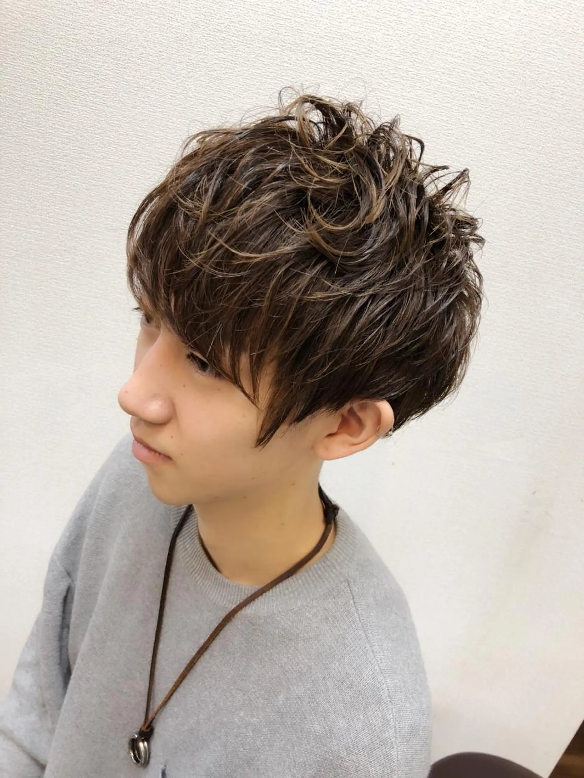 メンズ PALETTE(パレット)所属・SHIORI💜艶々 柔らかカラーへ💜のヘアスタイル