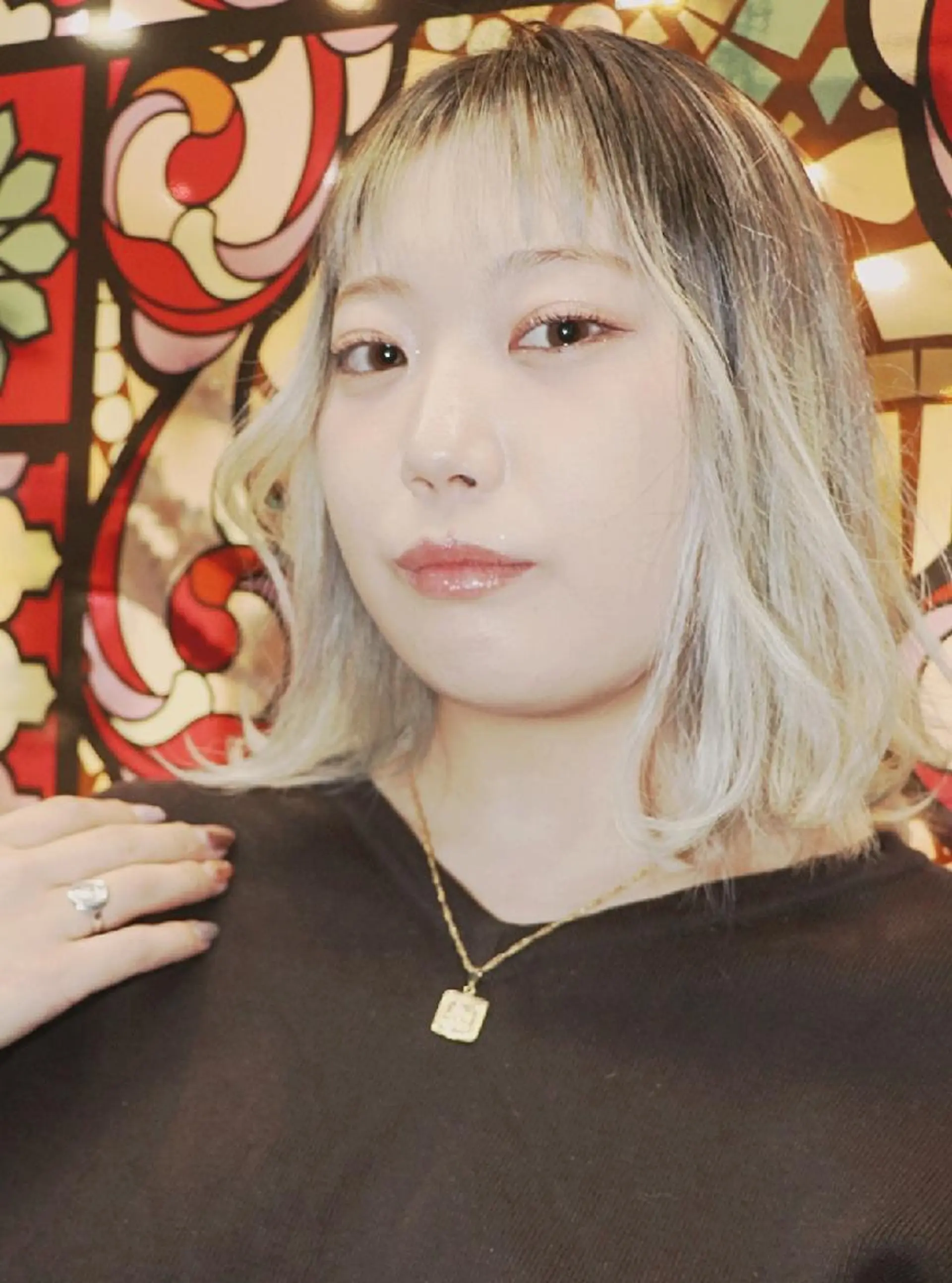 ミディアム カラー ブリーチ LAMP HAIR  ランプヘアー所属・徳永 博志のヘアスタイル