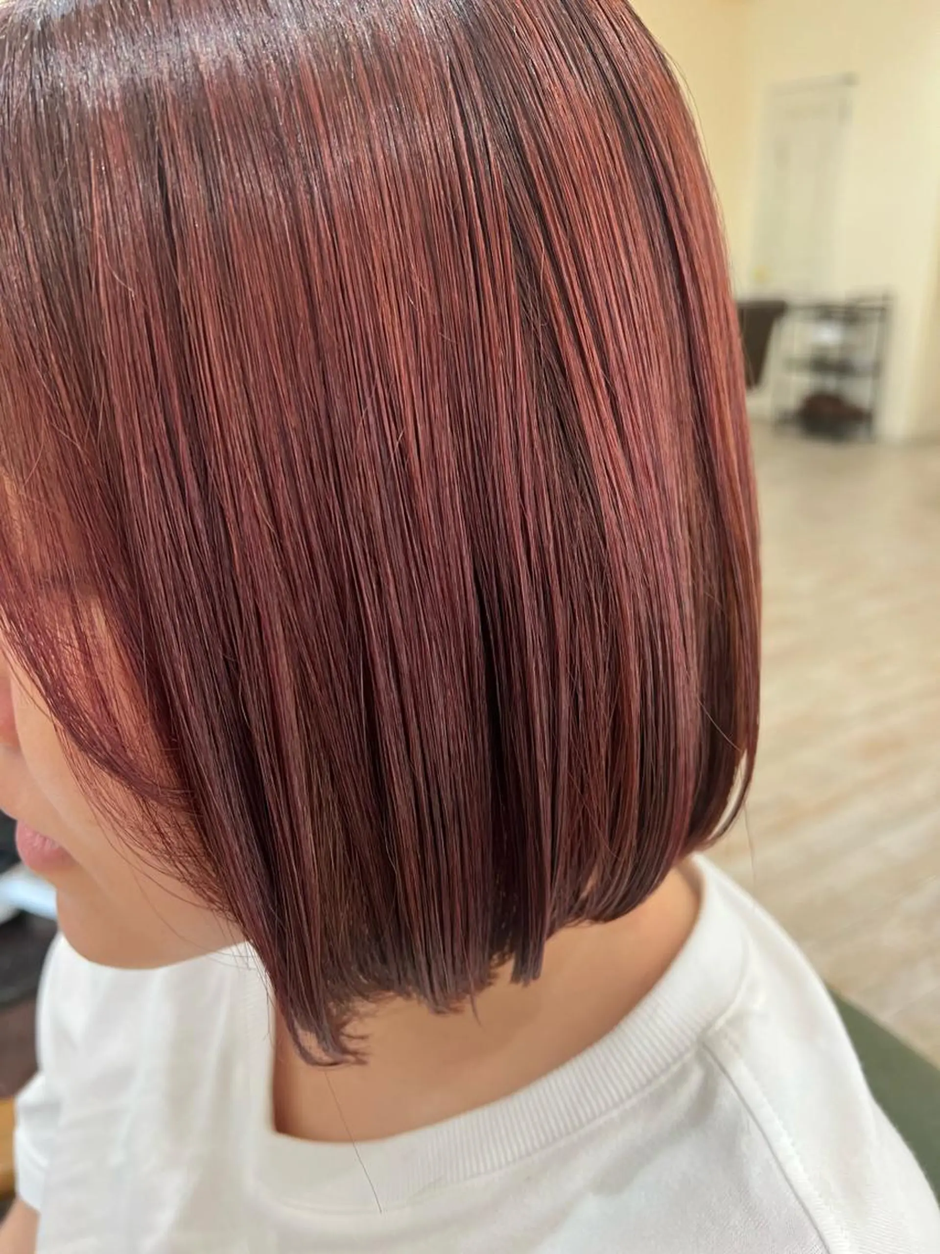 ミディアム カラー ブラウンカラー ピンクカラー ピンクブラウン 髪質改善 noble店長 松本　拓也▶◀*.のヘアスタイル