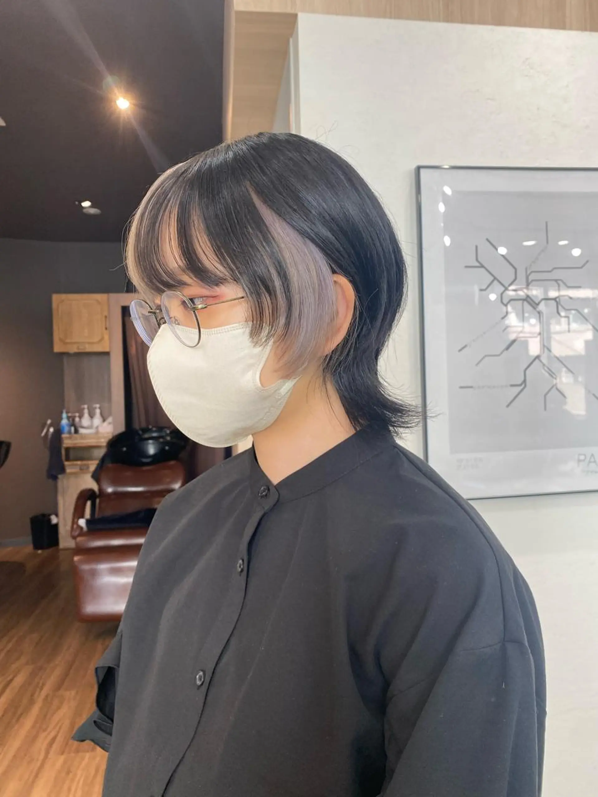 ショート カラー ヘアアレンジ ヘアカラー ♡韓国風ヘア 🐈♡MIHOのヘアスタイル