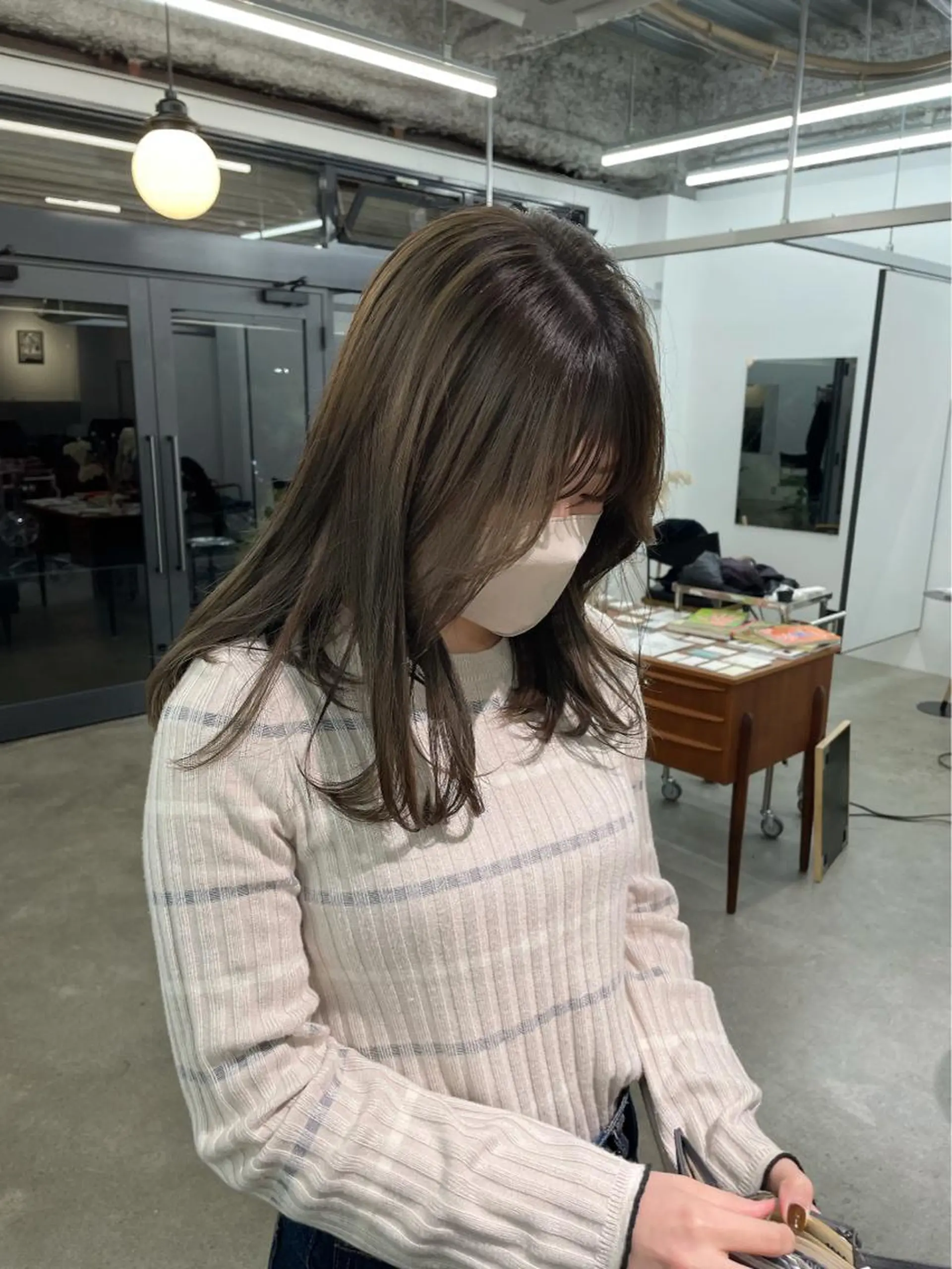 ロング カラー レイヤーパーマ、ボブ 小須田ゆあのヘアスタイル