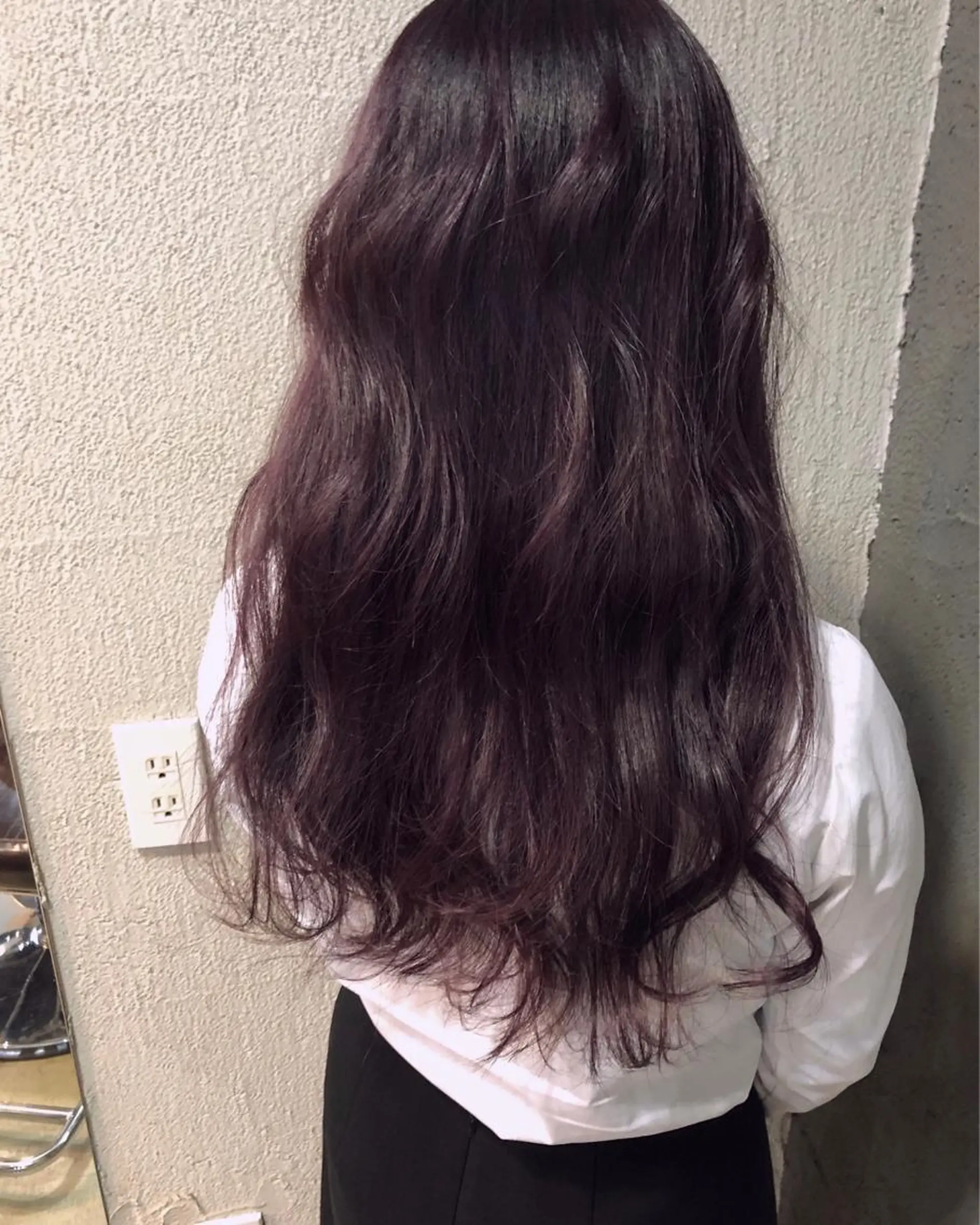 カラー バイオレットカラー 後藤 陽花子のヘアスタイル