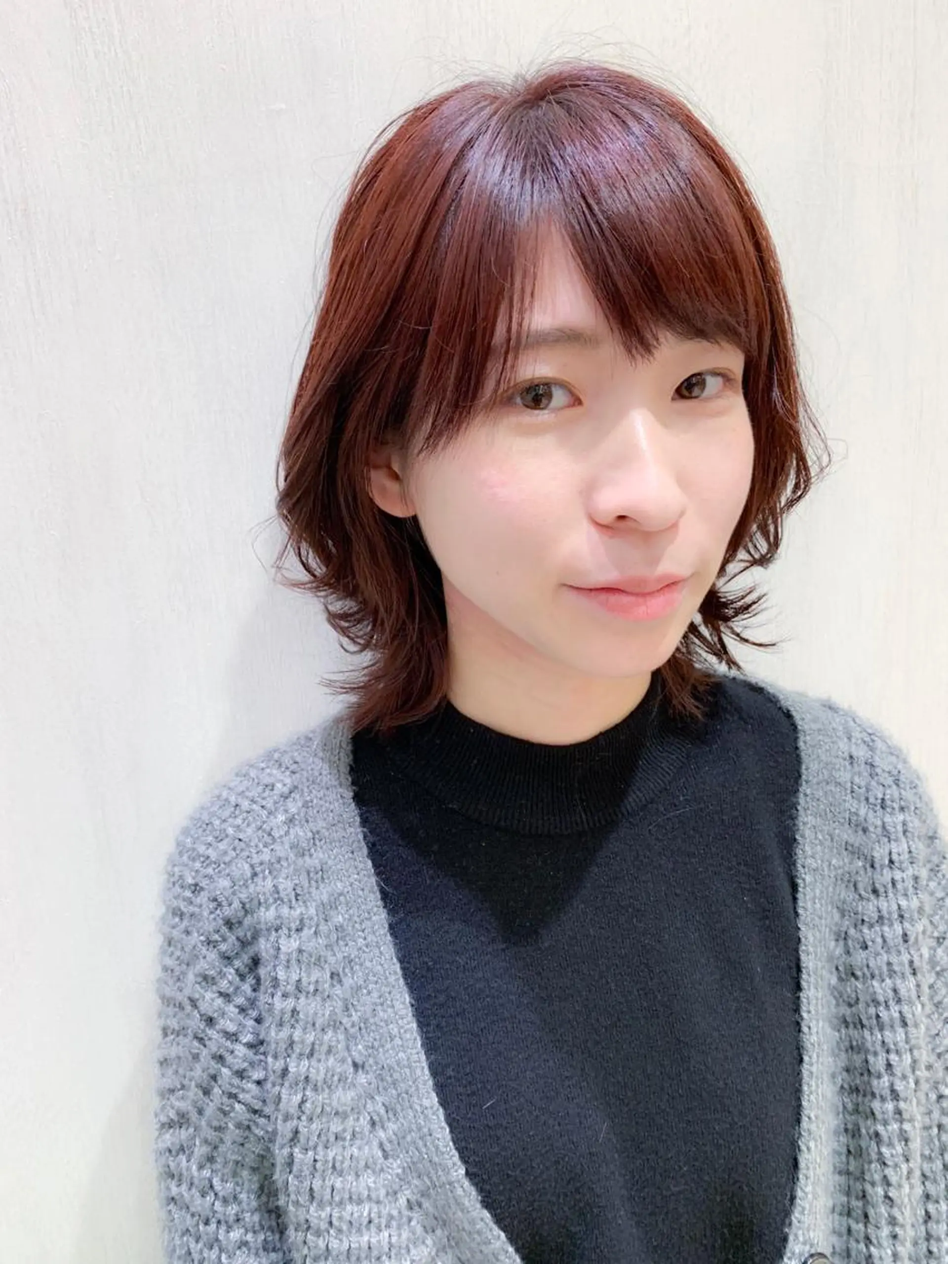 ミディアム 伸ばしかけ ウルフカット ヘアカラー トリートメント 内藤　宏紀 ショート指名No.1のヘアスタイル