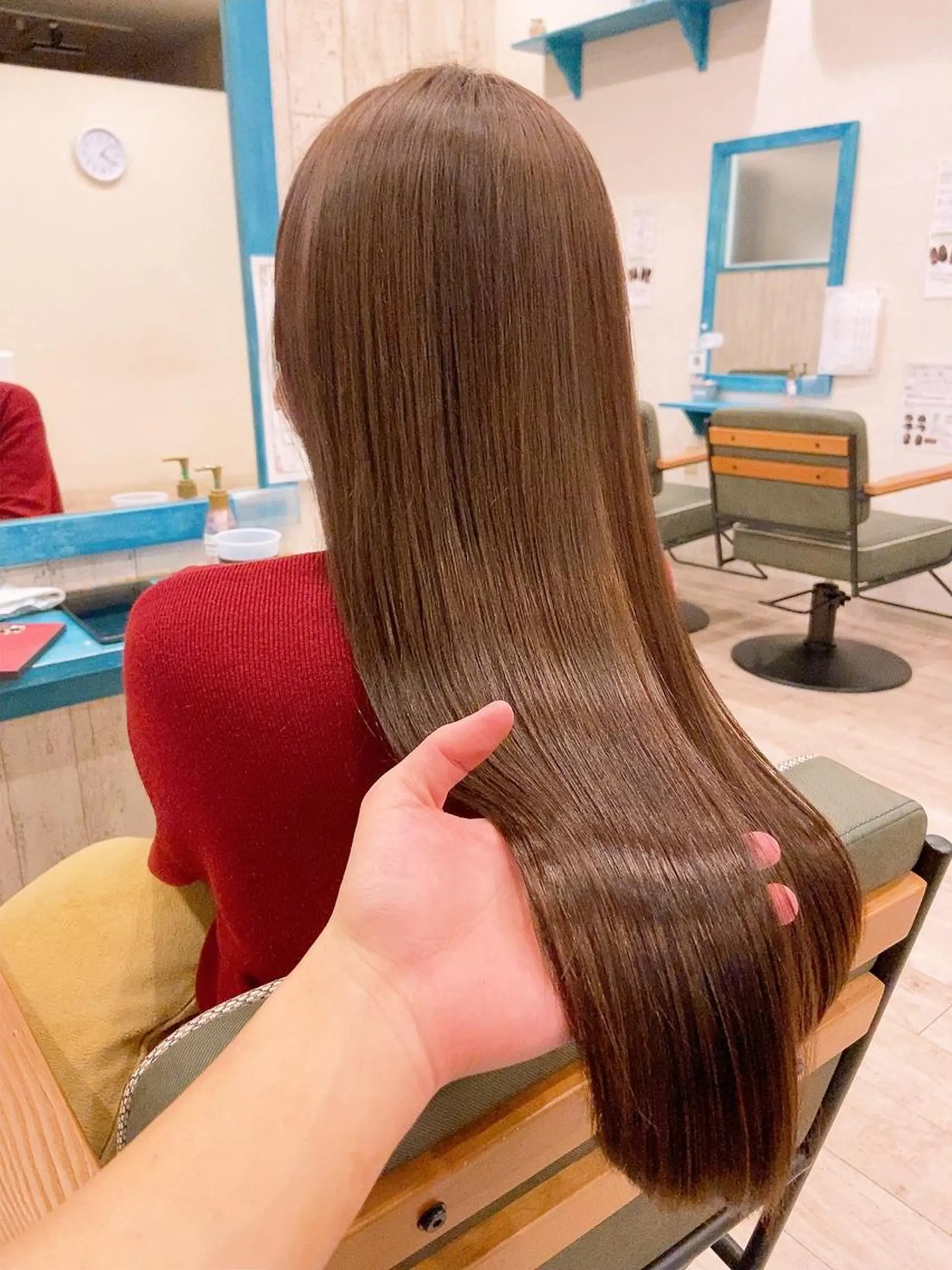 ロング ヘアアレンジ カット 縮毛矯正 トリートメント hair relaxation DROP鶴見店所属・川島 優希のヘアスタイル