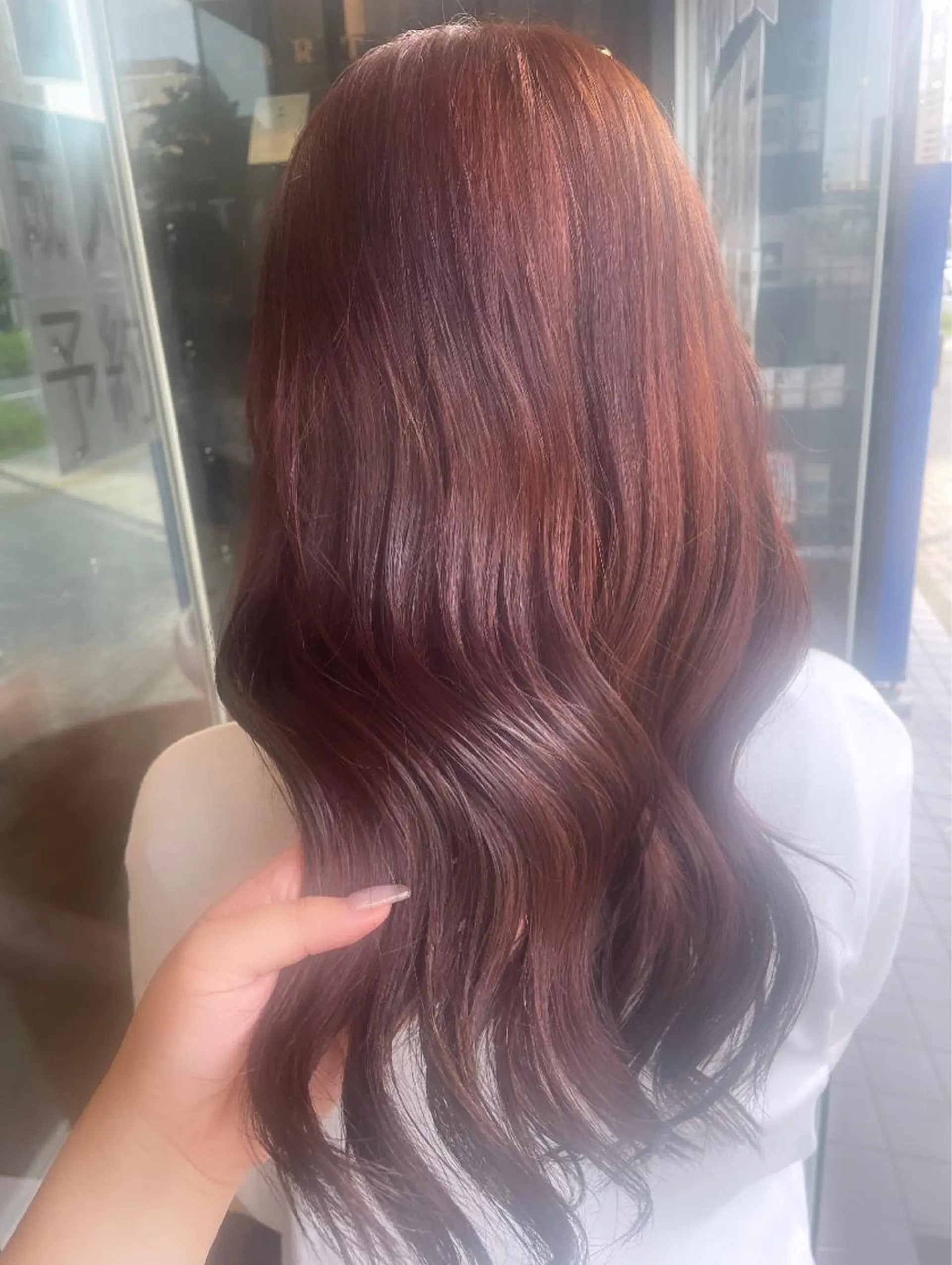 ロング ヘアカラー トリートメント 💞暖色カラー 💞risaのヘアスタイル