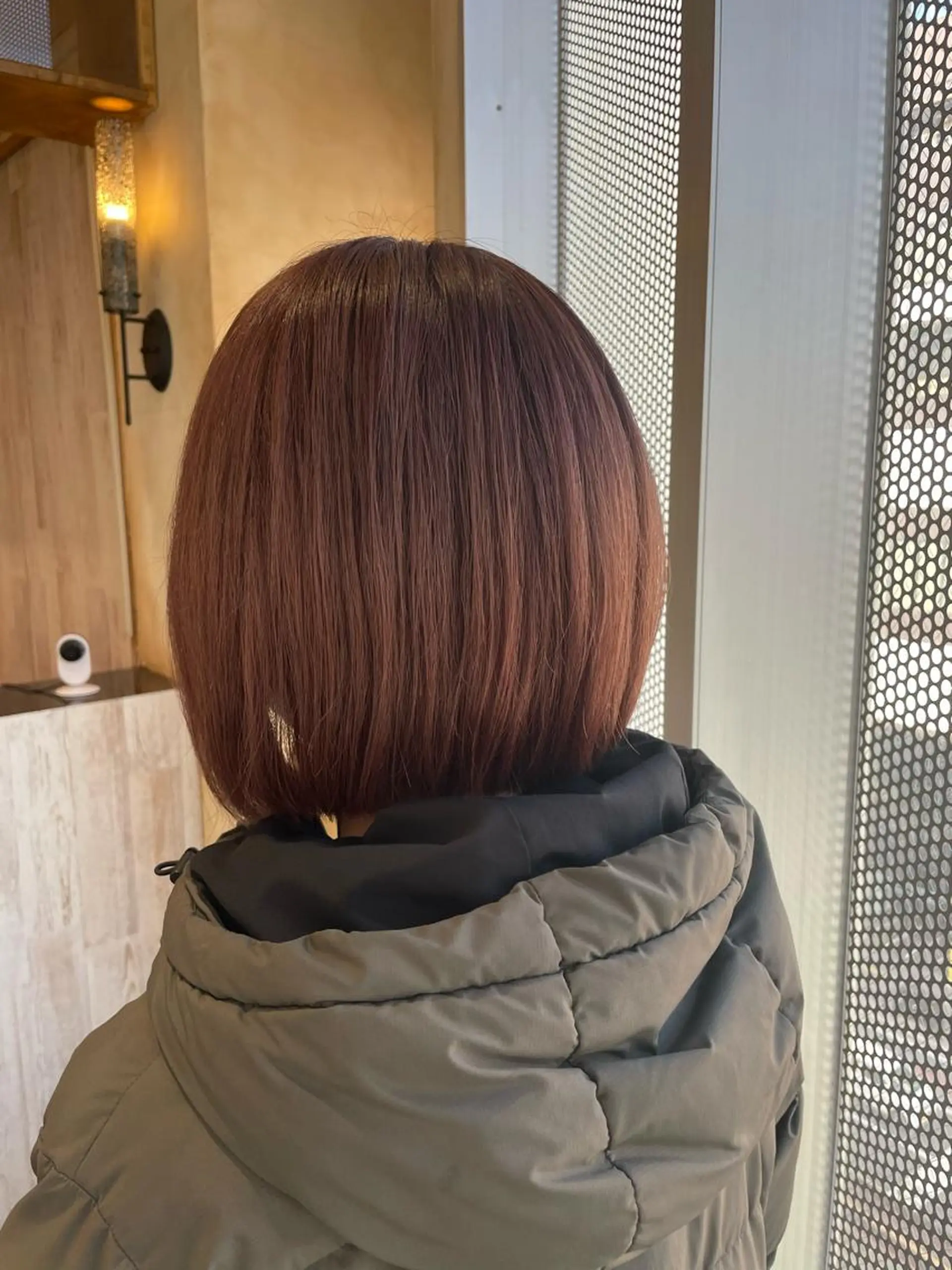 ミディアム カラー ブラウンカラー ピンクカラー ピンクブラウン スリールヘアー所属・🖤nako/艶髪/ 透明感カラー🖤のヘアスタイル