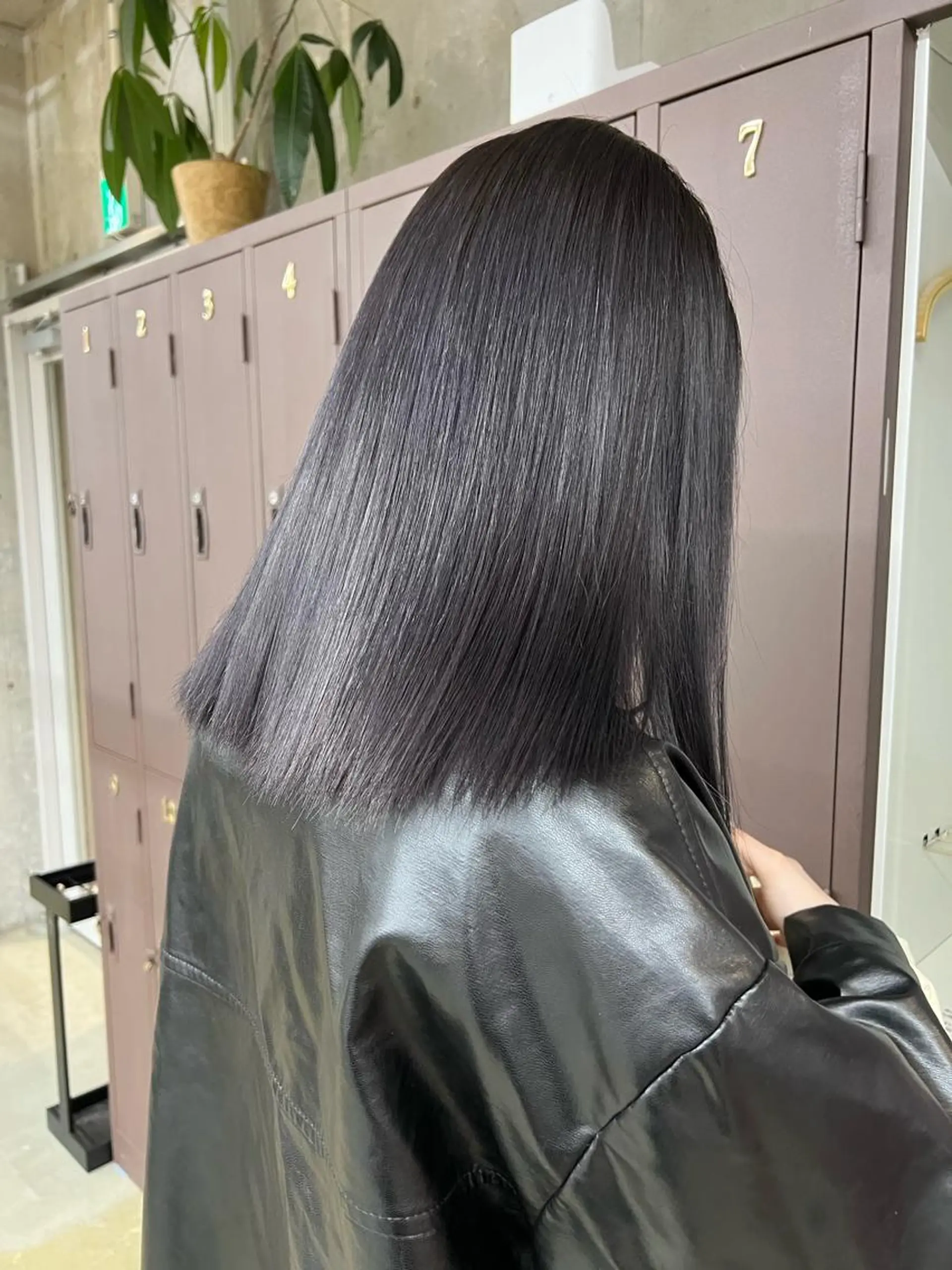 セミロング カラー ラベンダーカラー カット ヘアカラー era所属・azumi/ボブ/暖 色/オリーブ/縮毛のヘアスタイル