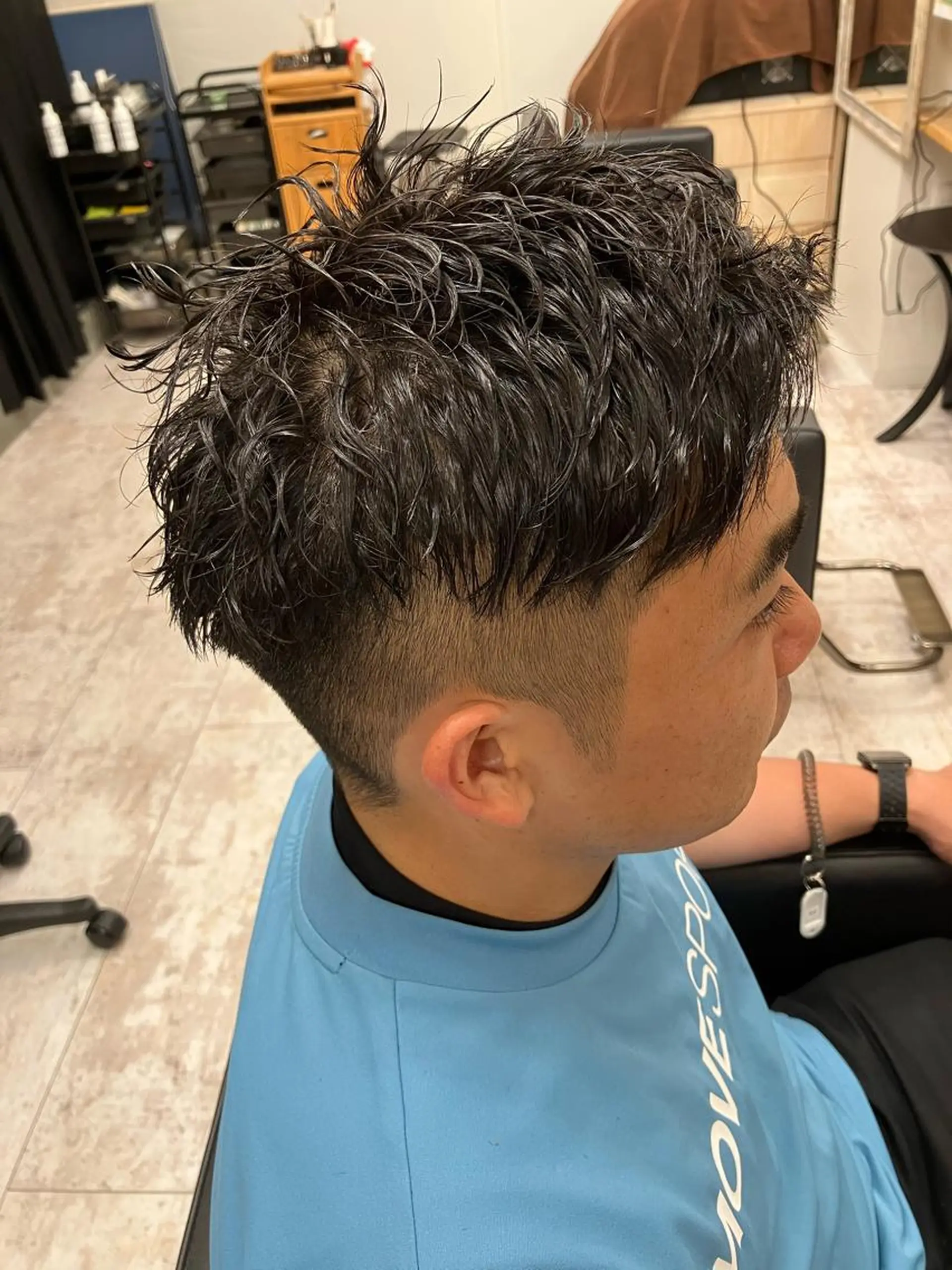 パーマ メンズ カット パーマ メンズ特化/パーマ/ フェードWATARUのヘアスタイル