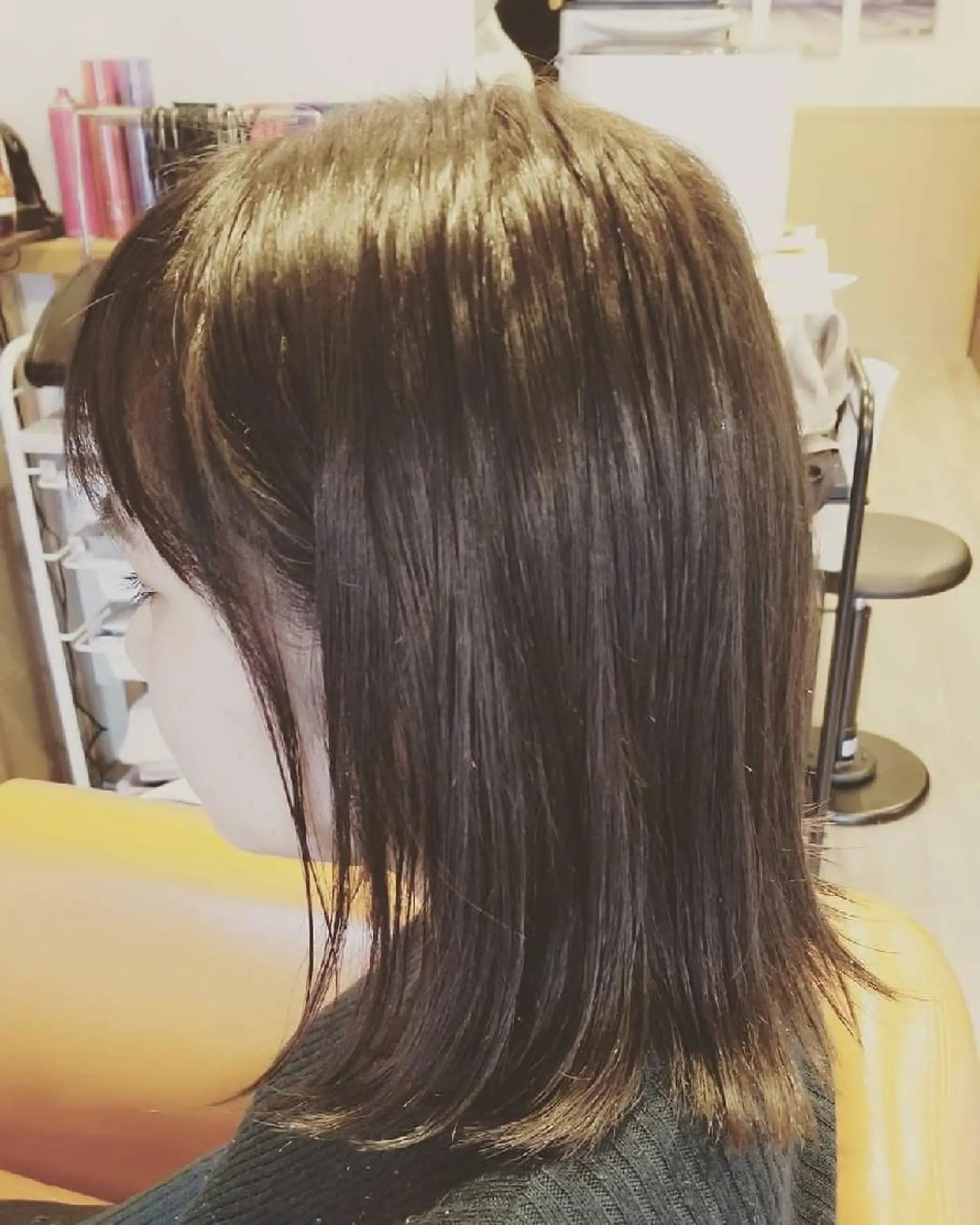ミディアム 外国人風カラー レイヤーカット カット ヘアカラー トリートメント spa hair  ark 富井直美のヘアスタイル