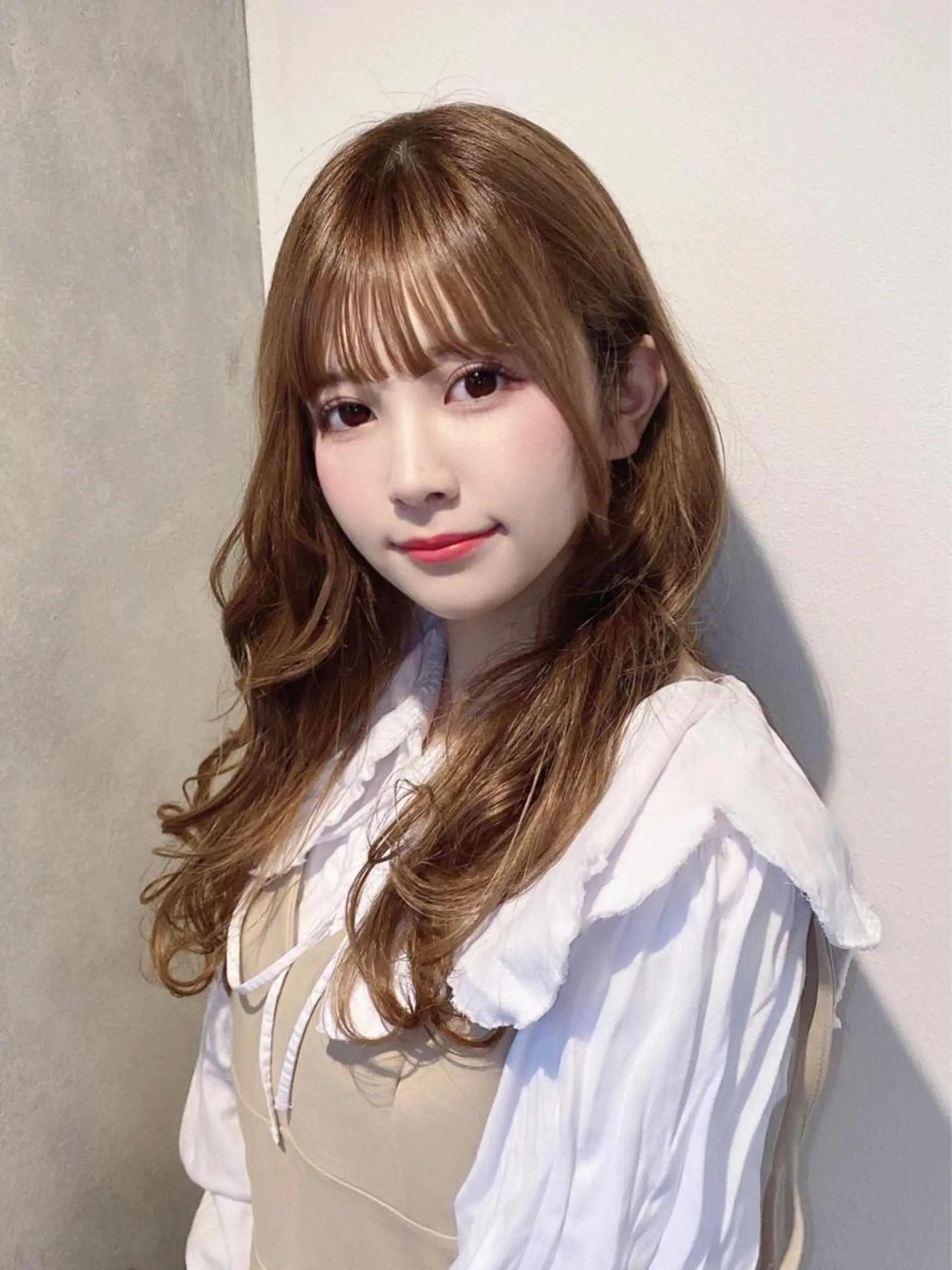 ロング カラー ヘアアレンジ ベージュカラー ブリーチ ダブルカラー ミルクティーベージュ カット 💖透明感カラー💖 坂本万由子のヘアスタイル