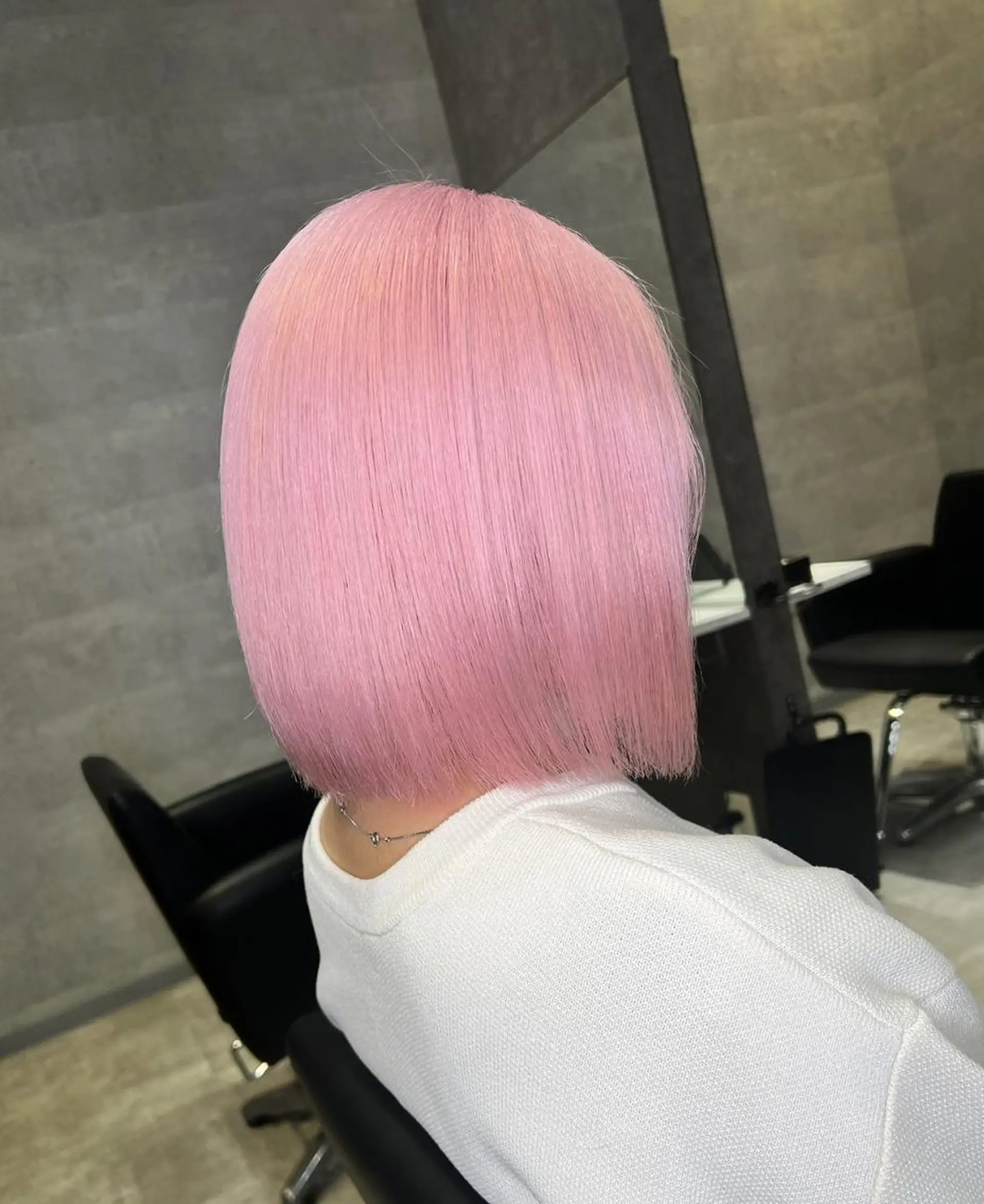 ミディアム 外国人風カラー ハイライト 髪質改善 似合わせカット トリートメント カット ヘアカラー トリートメント _WHITE＋ 南海難波店のヘアスタイル