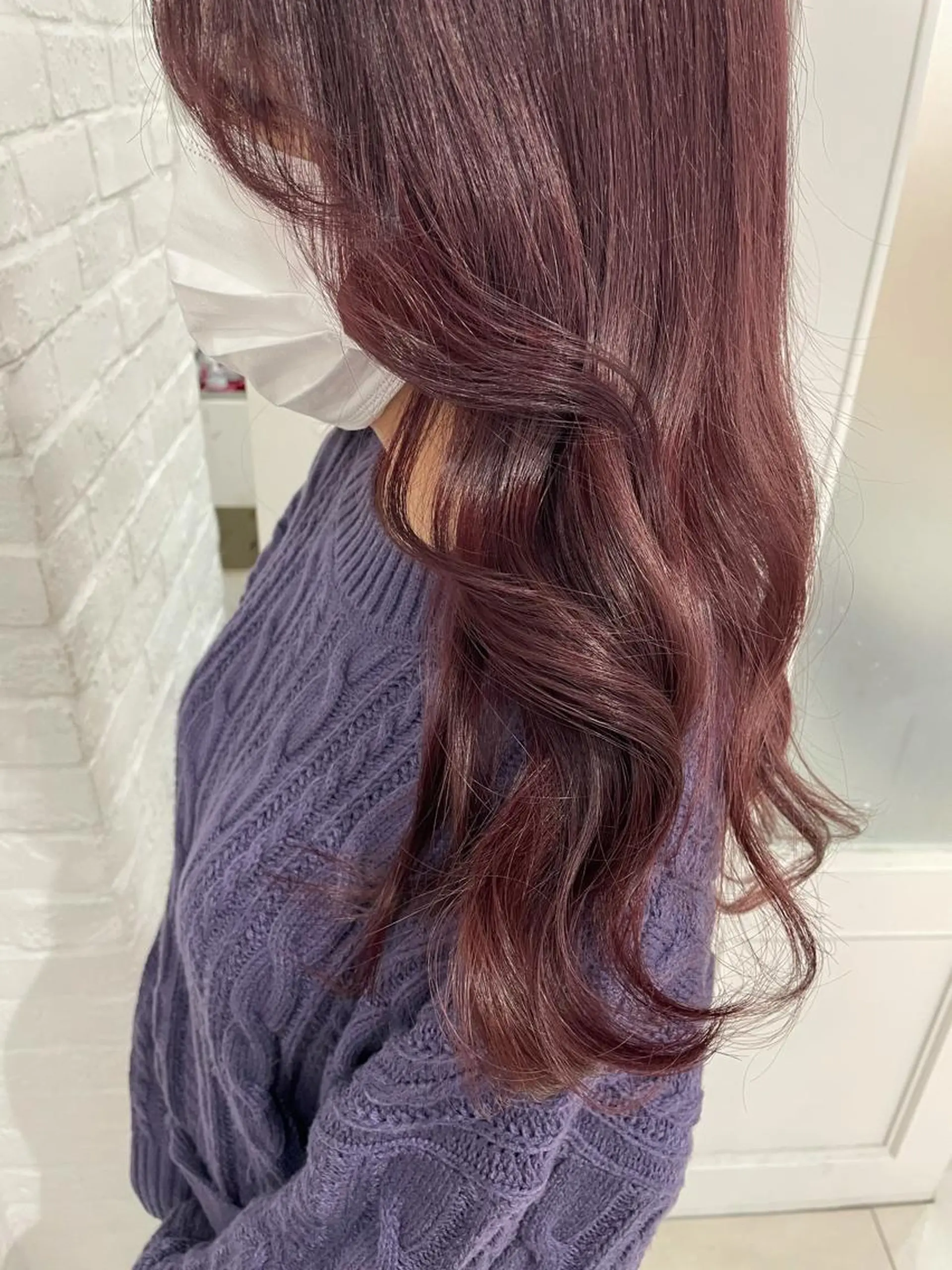 ロング カット ヘアカラー 最新韓国本場ヘア 🇰🇷榎本明日香のヘアスタイル