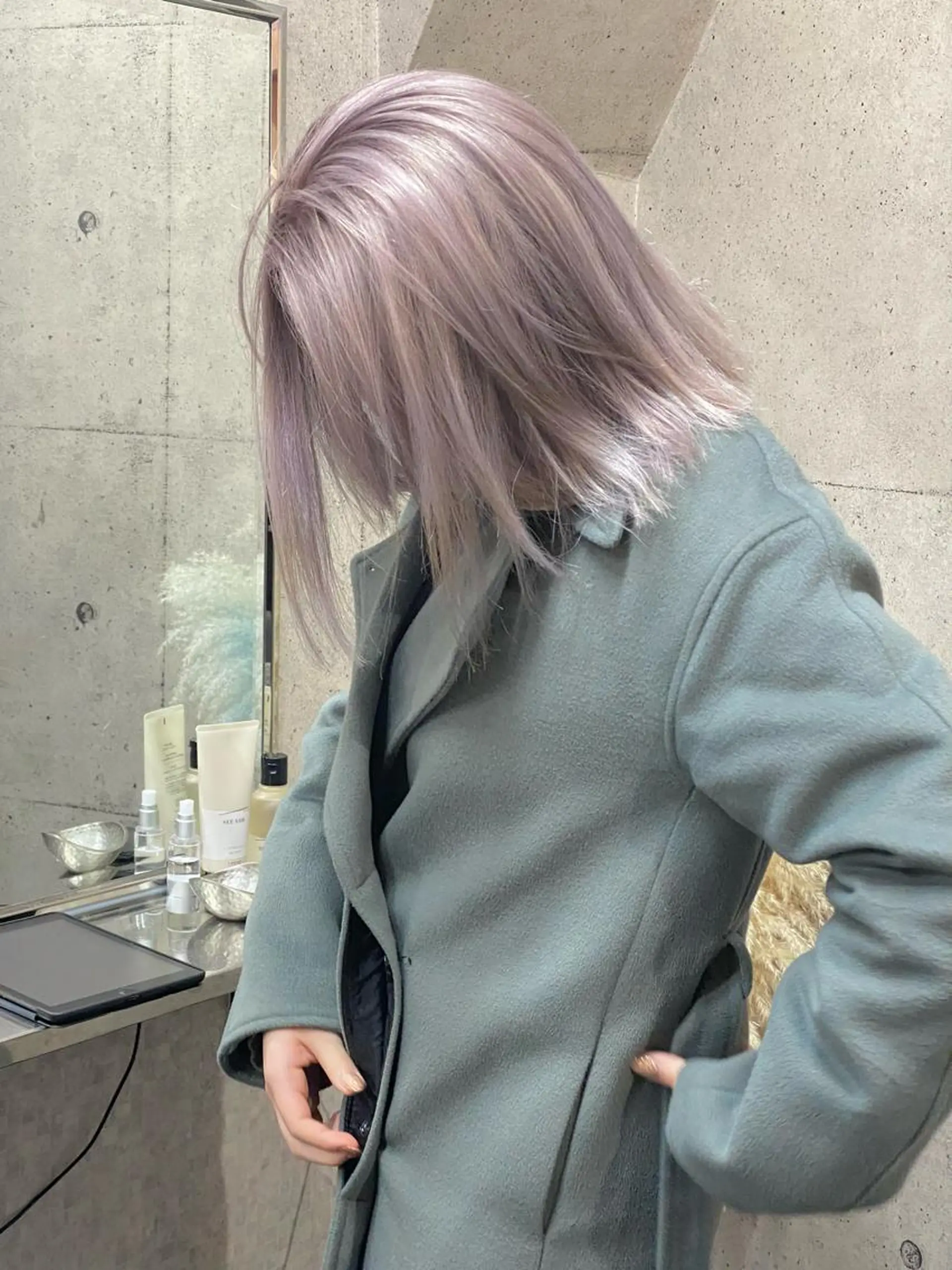 ミディアム カラー ヘアカラー トリートメント MORROW所属・⭕️ダメージレス特化 髪質改善🥇丸山憲人のヘアスタイル