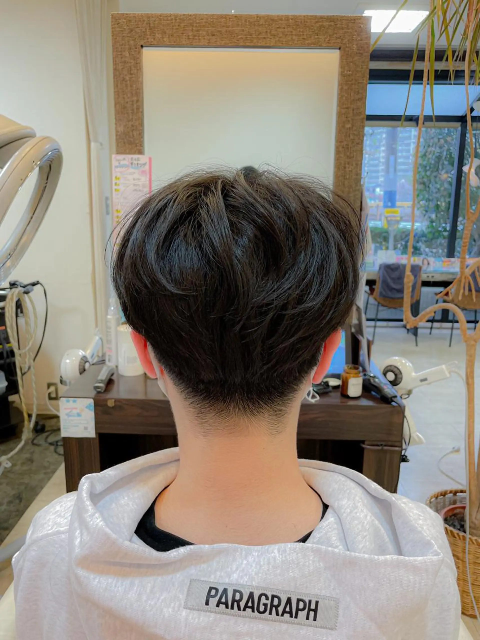 ミディアム パーマ メンズ カット パーマ メンズパーマ 赤司 泰樹のヘアスタイル