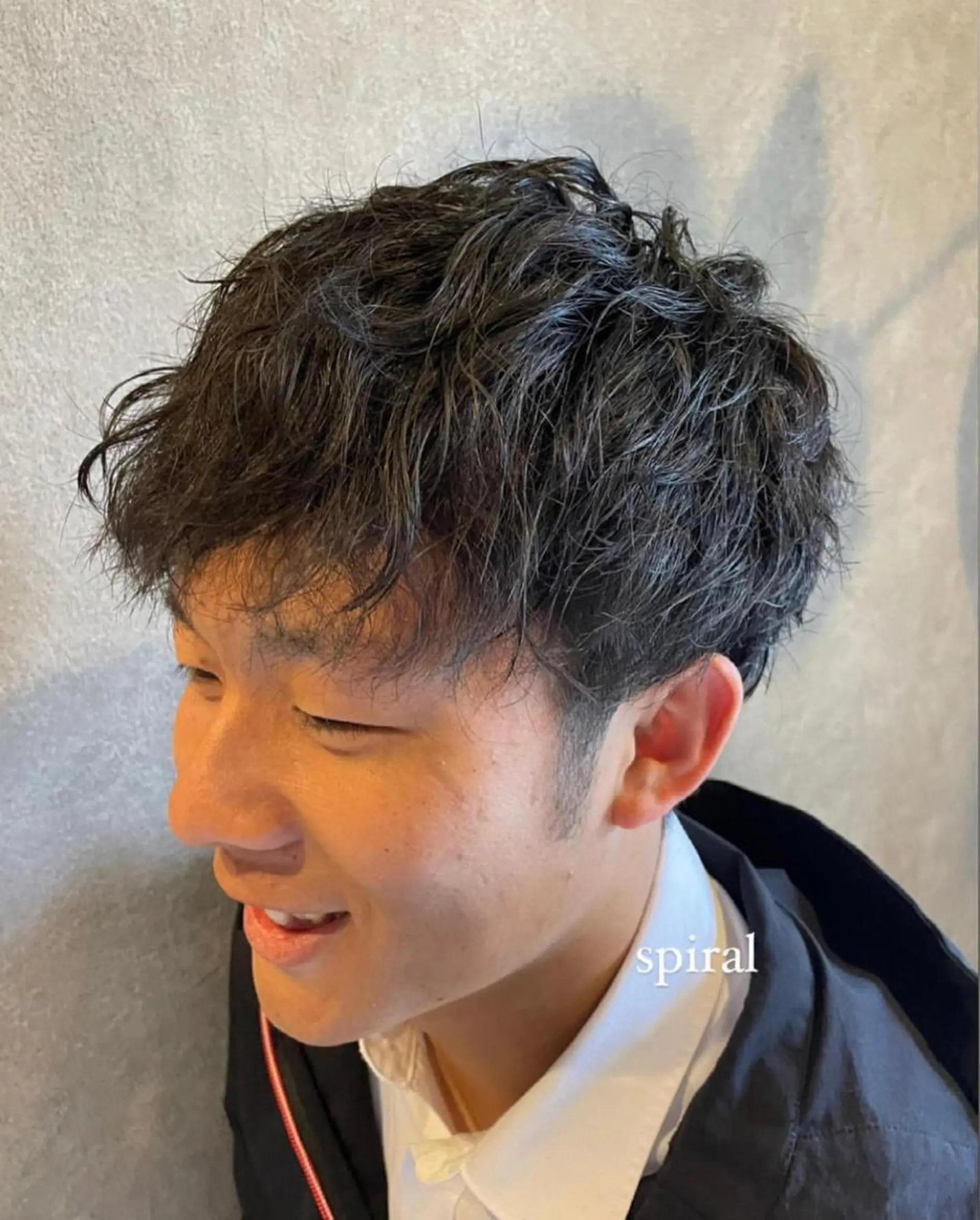 パーマ メンズ メンズパーマ 刈り上げ スパイラルパーマ 赤味消しcolor 🥣♡Ayaのヘアスタイル