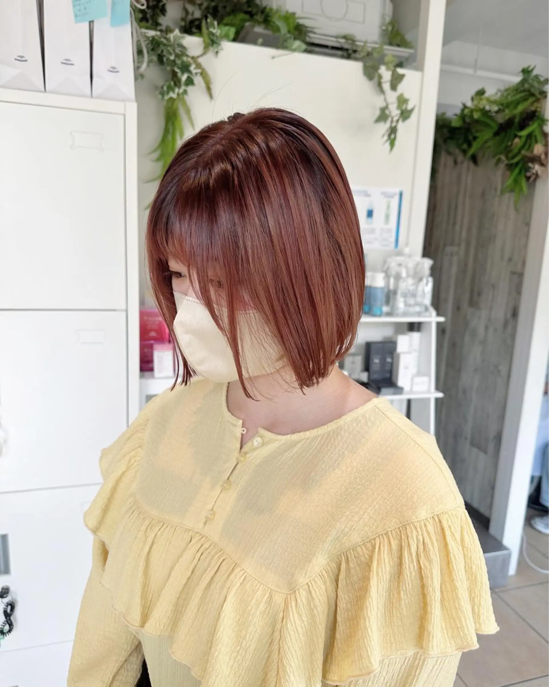 ショート カット ヘアカラー トリートメント ＨＩ ROのヘアスタイル