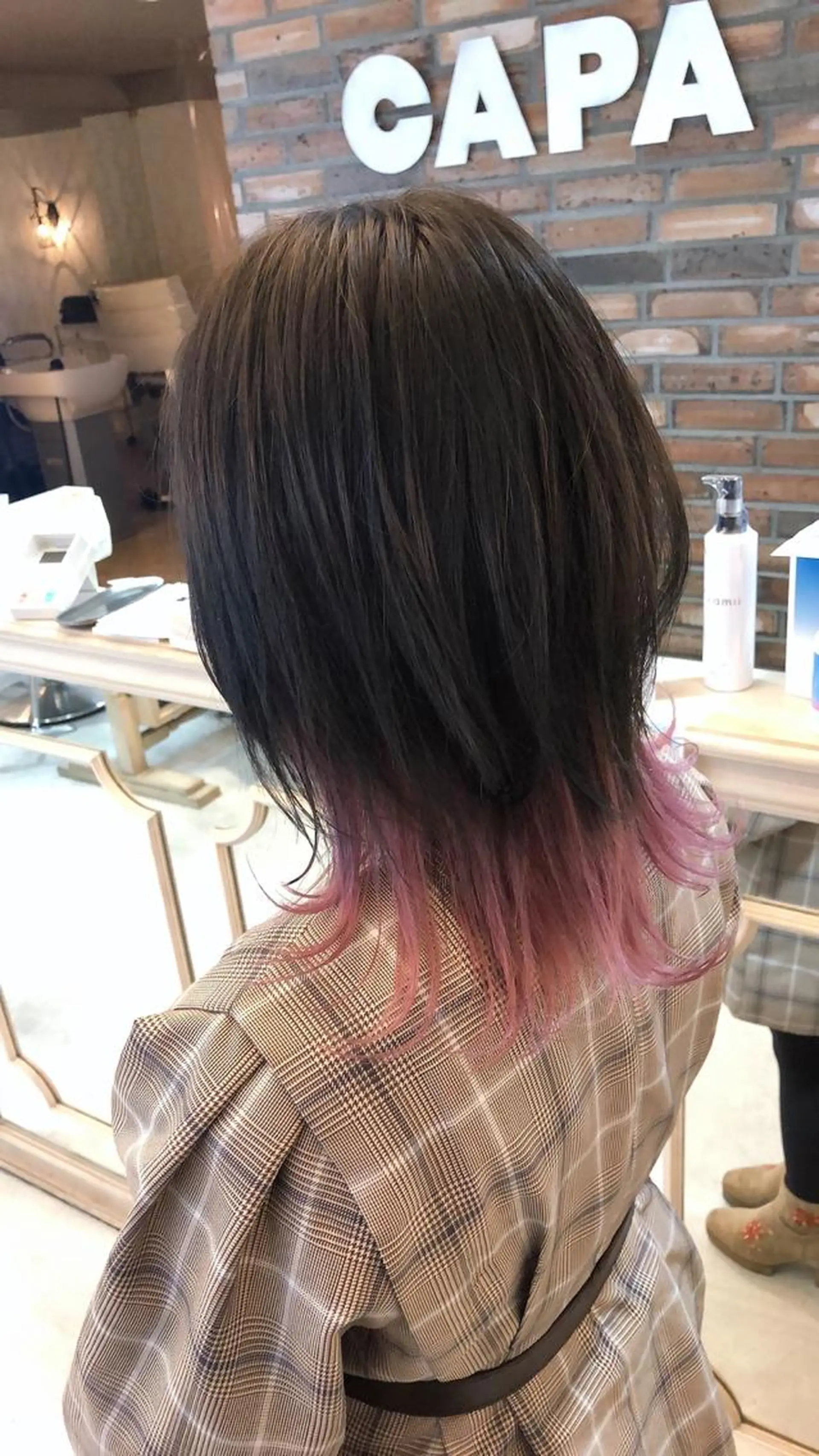 ミディアム カラー デザインカラー🎨 下北沢 / 磯部のヘアスタイル