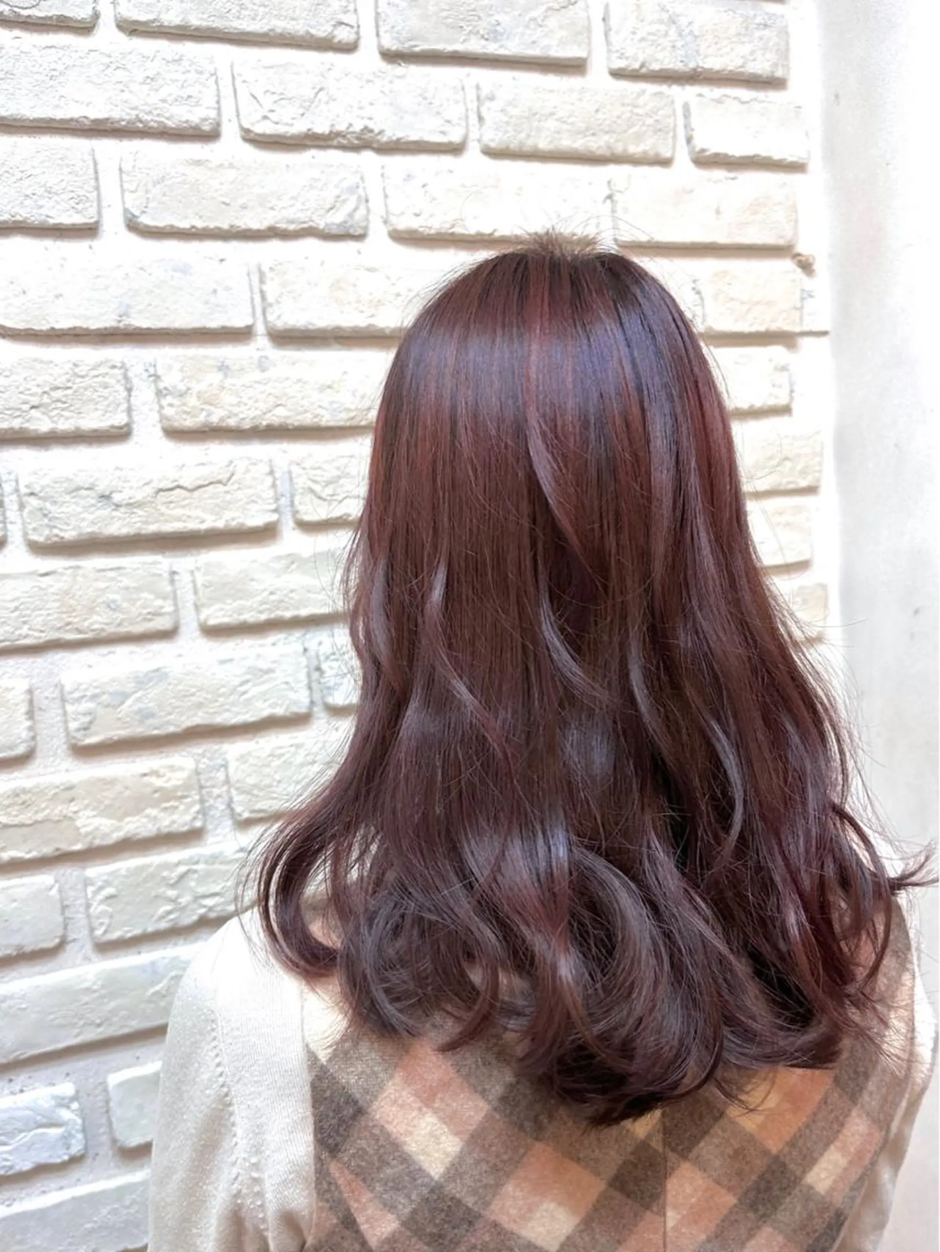 セミロング ヘアカラー トリートメント メンズパーマ 本多のヘアスタイル