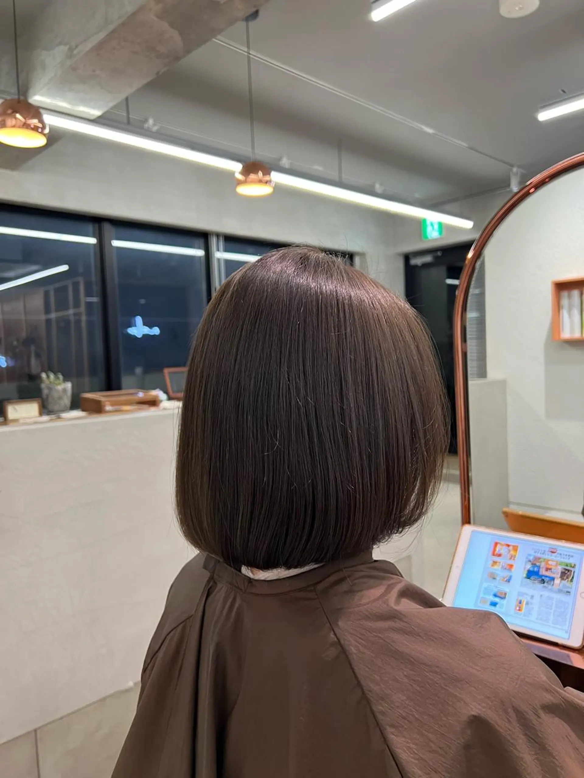 セミロング カラー ヘアアレンジ ケアブリーチ/ ハイトーン/牧野のヘアスタイル