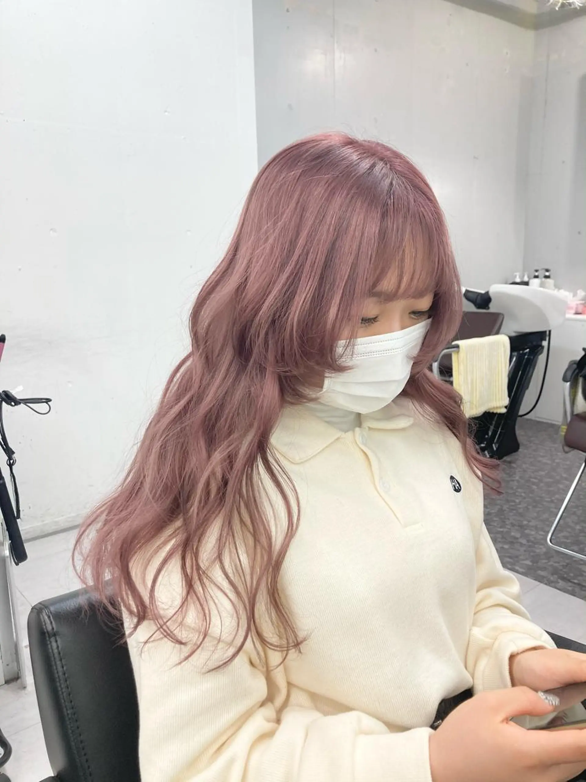 セミロング ピンクラベンダー 当日予約大歓迎💕/ Chisatoのヘアスタイル