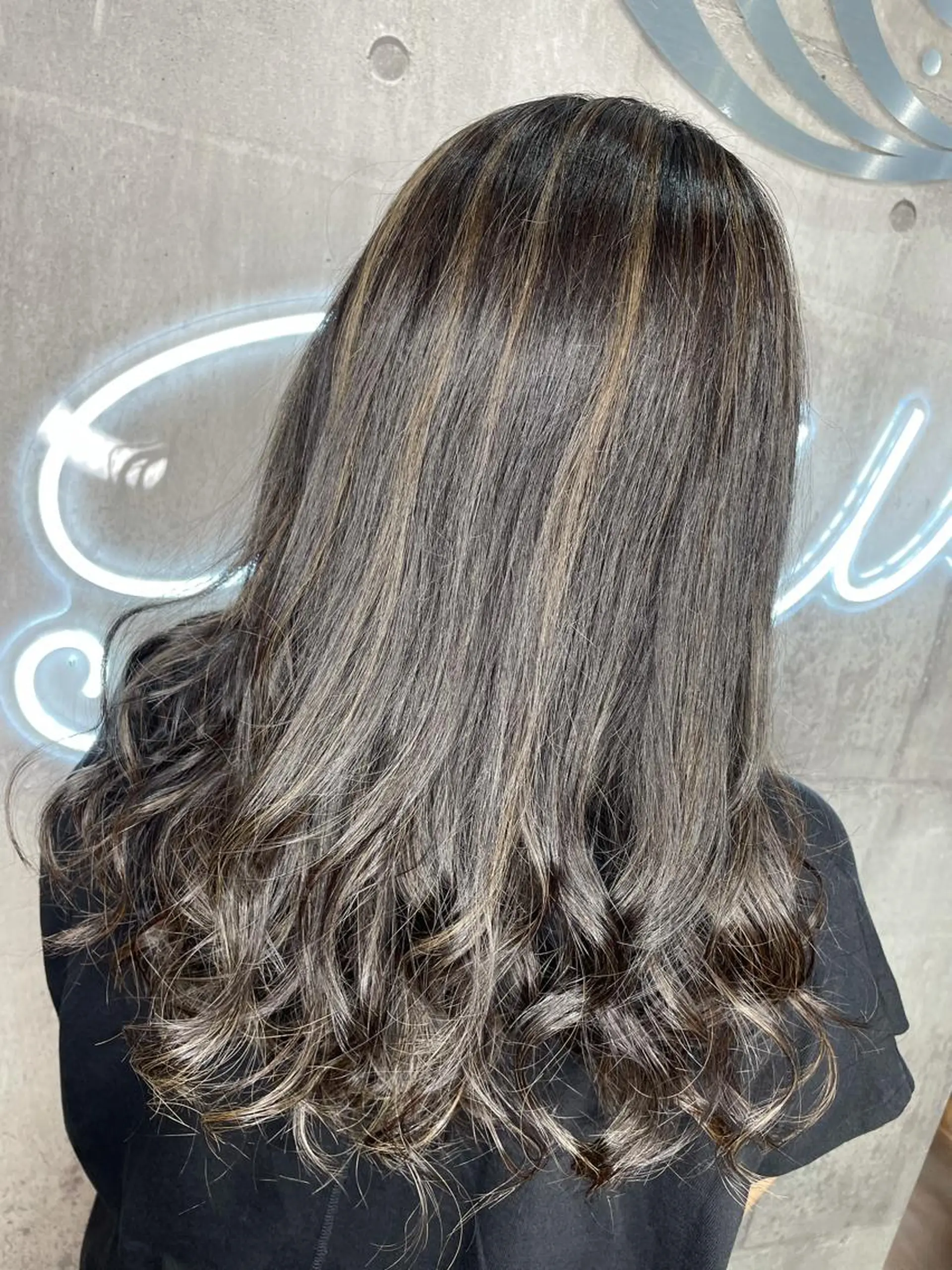 セミロング カラー パーマ ヘアアレンジ メンズ キッズ ネイル マツエク・マツパ シールエクステ メンズバレイヤージュ メンズハイライト メンズインナーカラー メンズ韓国風 新越駅から1分 肥高　壮汰のヘアスタイル