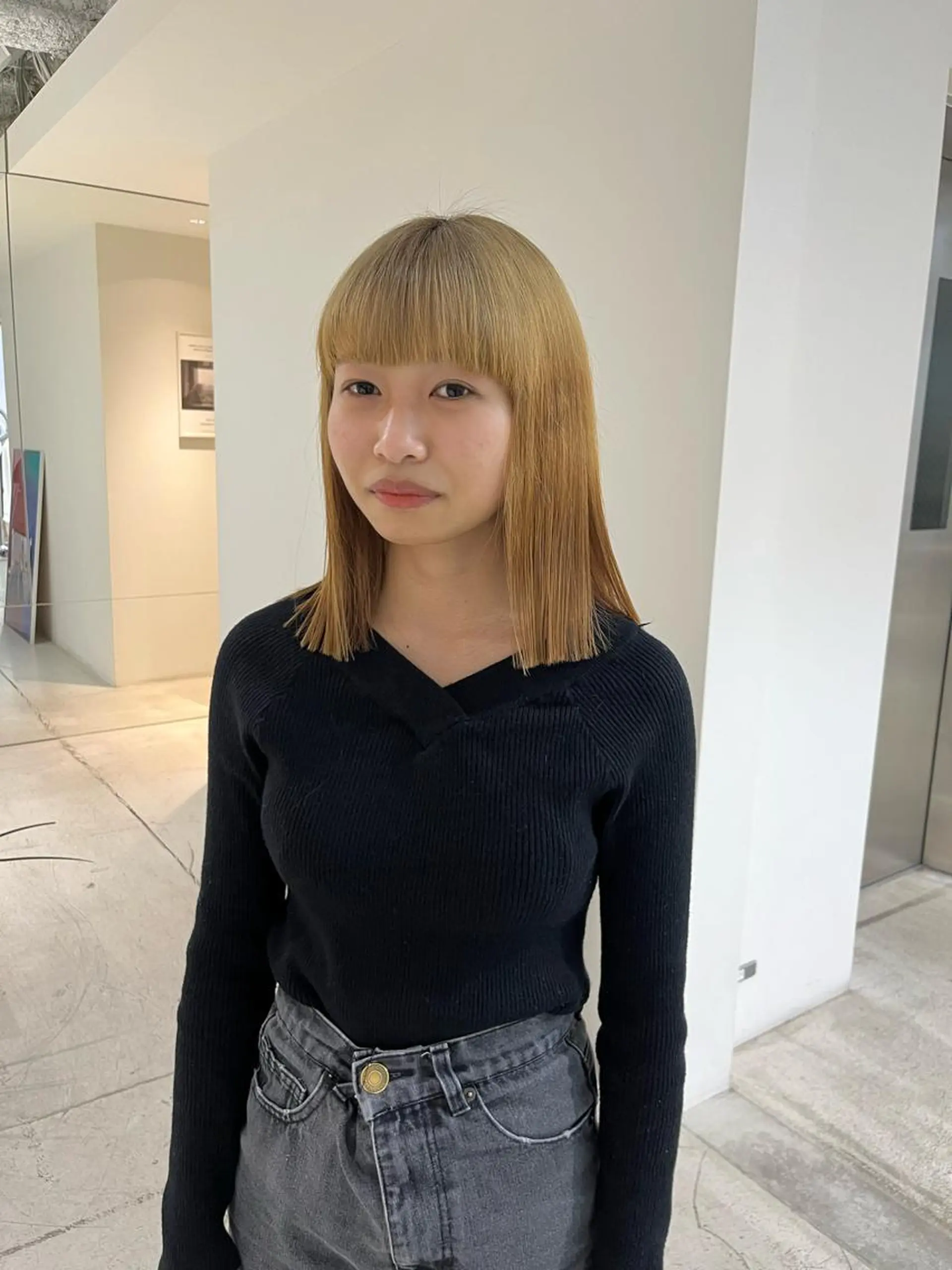 ミディアム ANY／ Nanaのヘアスタイル