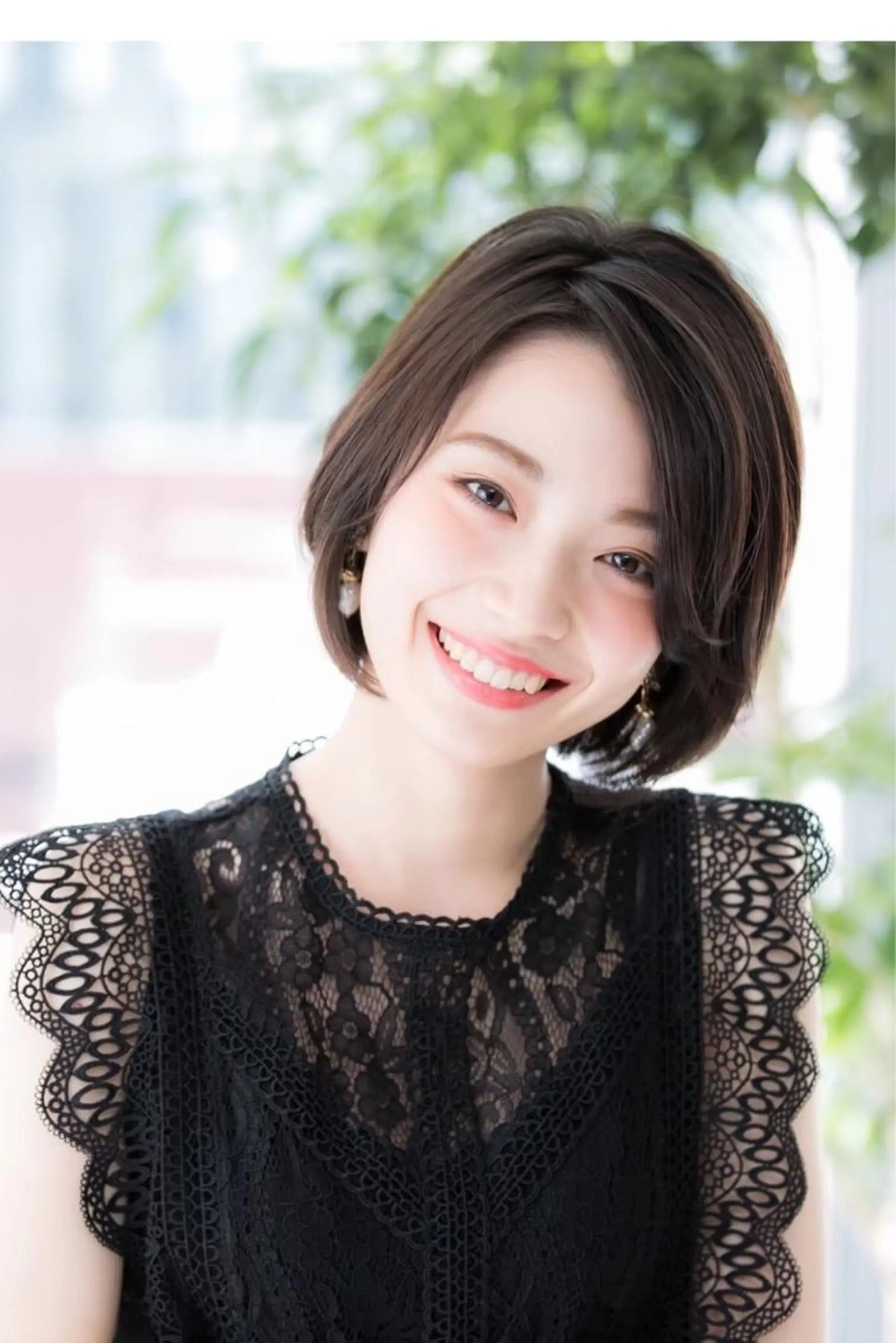 セミロング カラー 🤍 ももか🤍のヘアスタイル