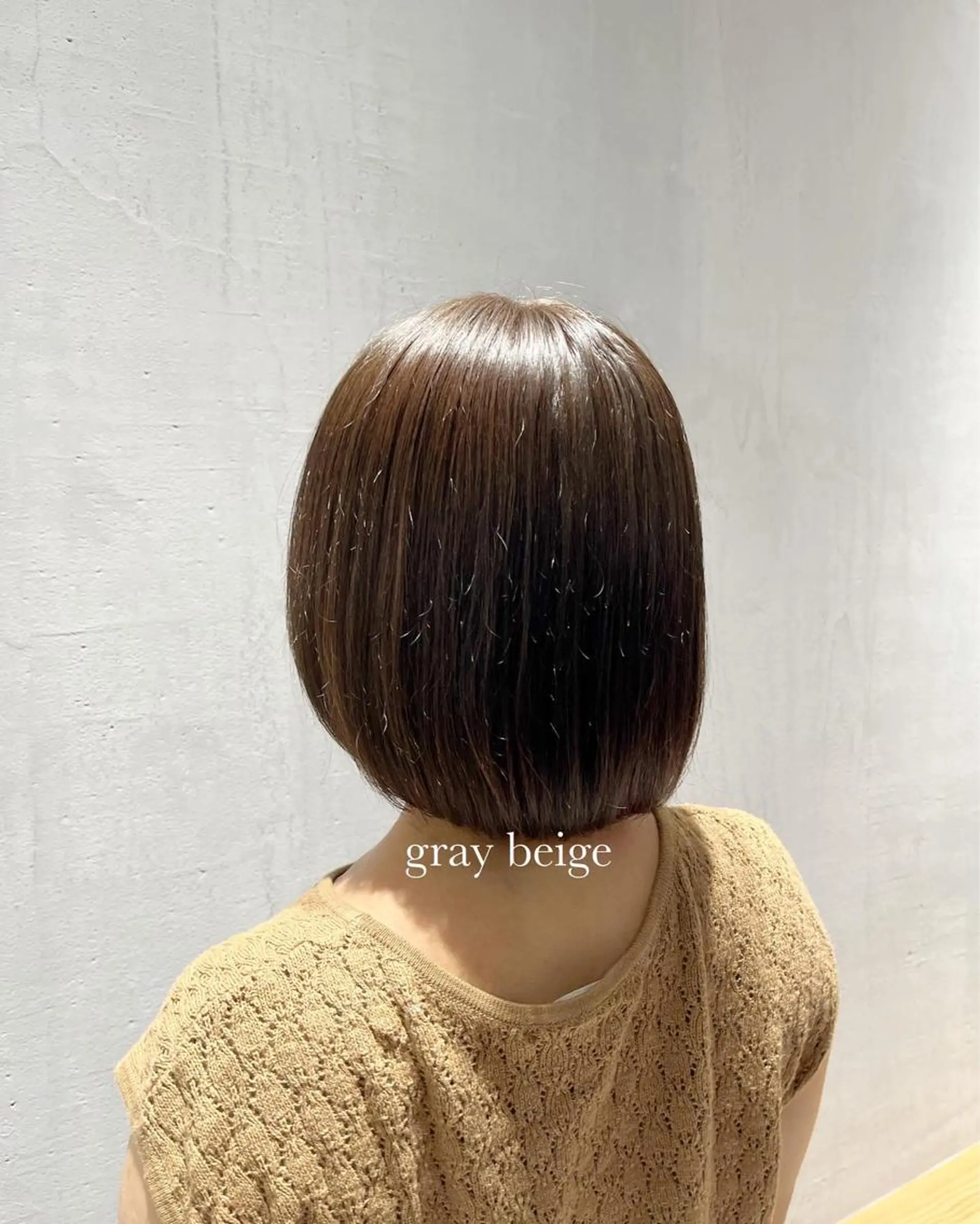 ミディアム カラー ヘアカラー トリートメント ショート/髪質改善/ 美髪矯正/手塚凌のヘアスタイル