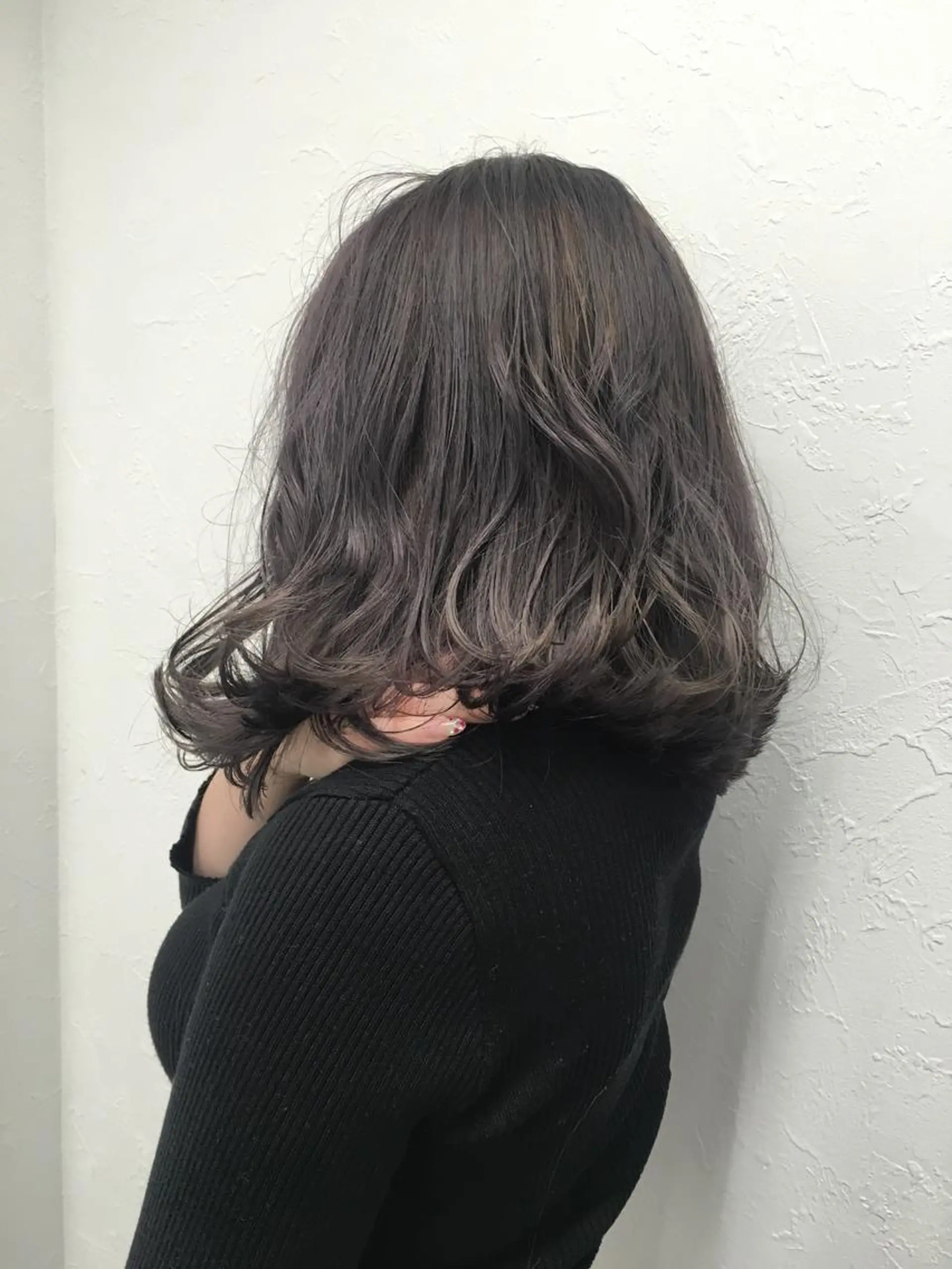 カラー アッシュ ダブルカラー ラベンダーカラー ラベンダーアッシュ ヘアカラー 2nd所属・🤍2nd🤍田所 美希のヘアスタイル