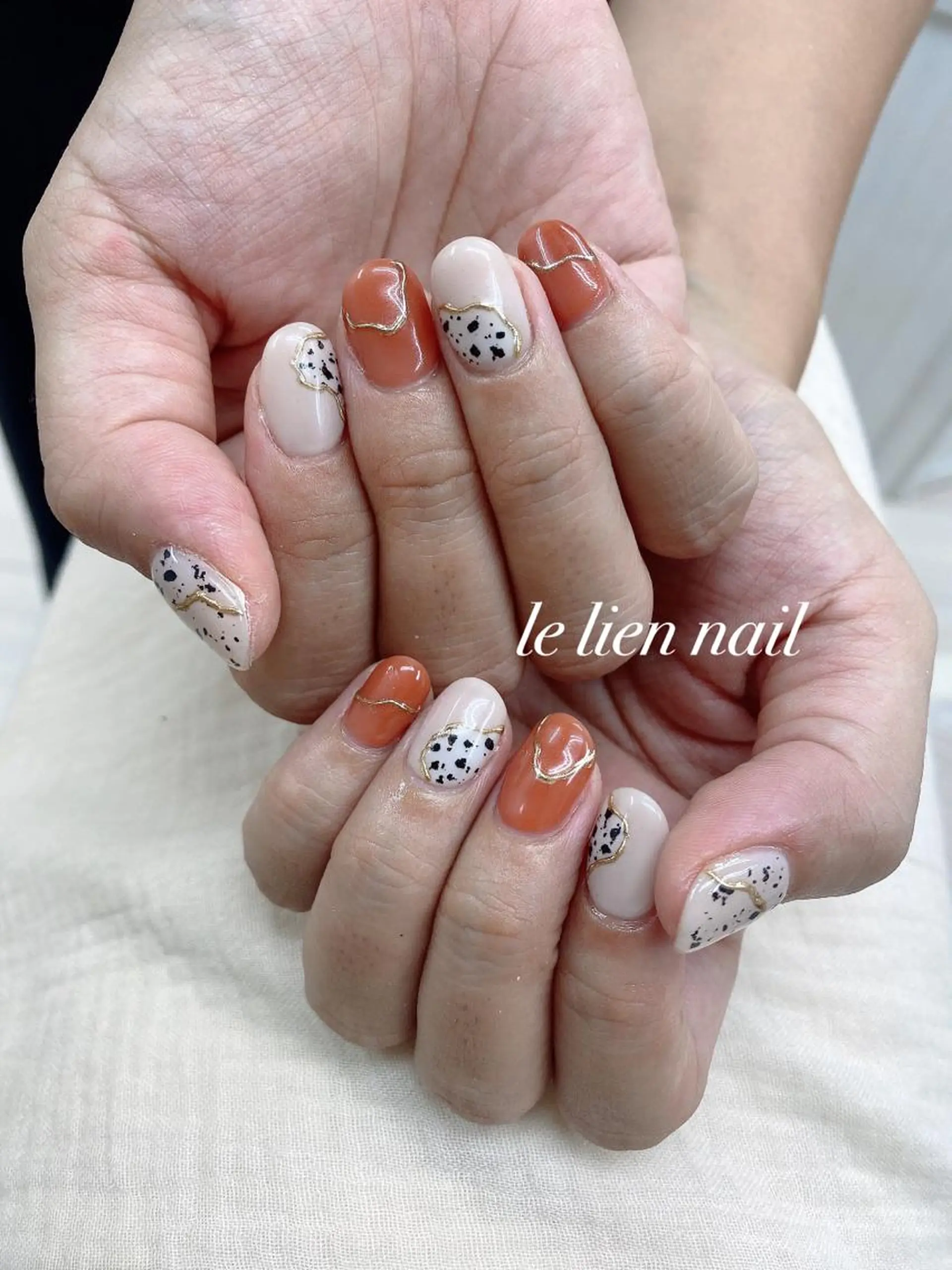 ネイル 冬ネイル ハンドネイル le lien nailのネイルデザイン