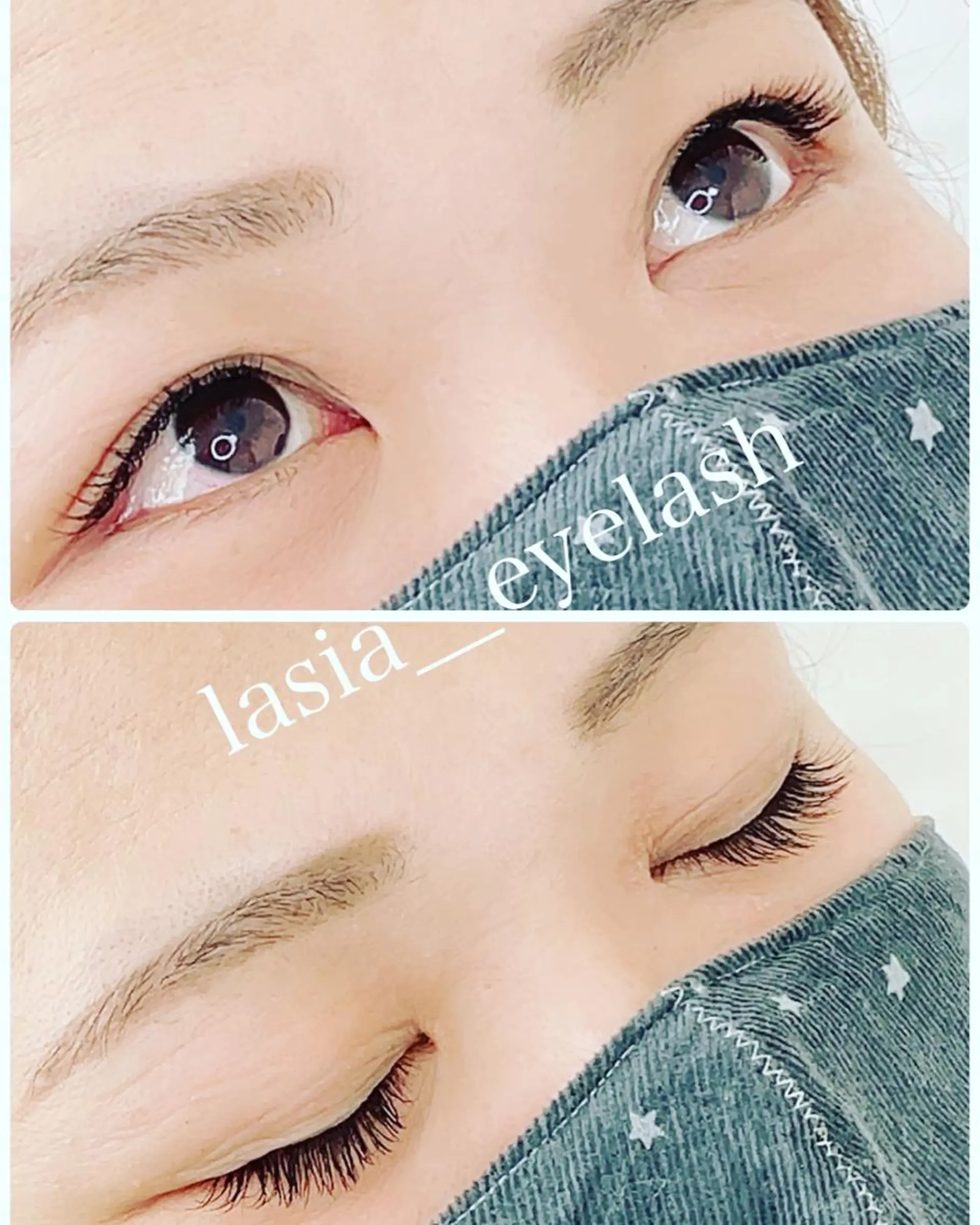 マツエク・マツパ フラットラッシュ ナチュラル Lasia  eyelash&nail所属・☆ yukikoのネイルデザイン