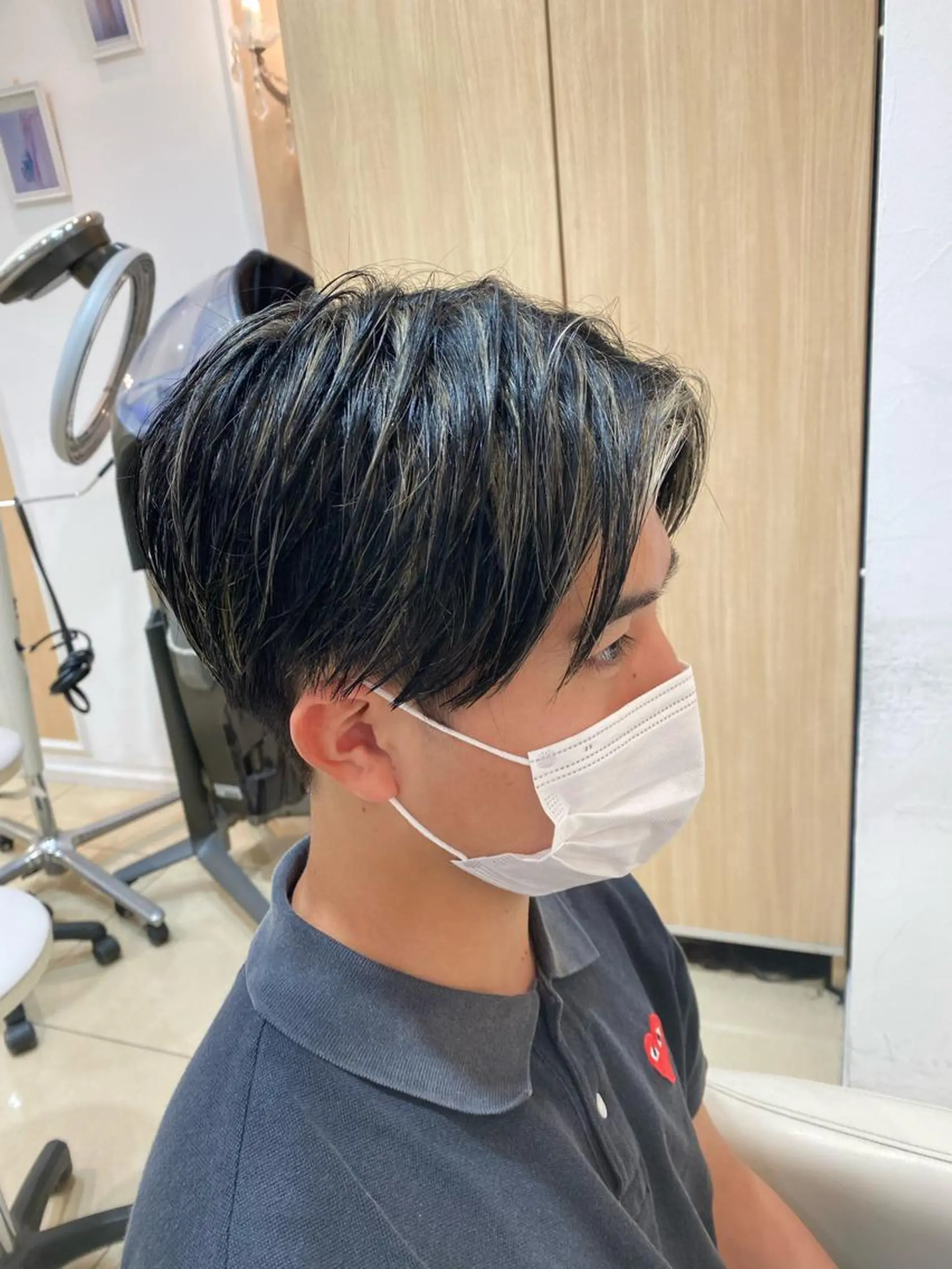 ショート カラー メンズ カット ヘアカラー メンズ特化型美容師 栗山勇人のヘアスタイル