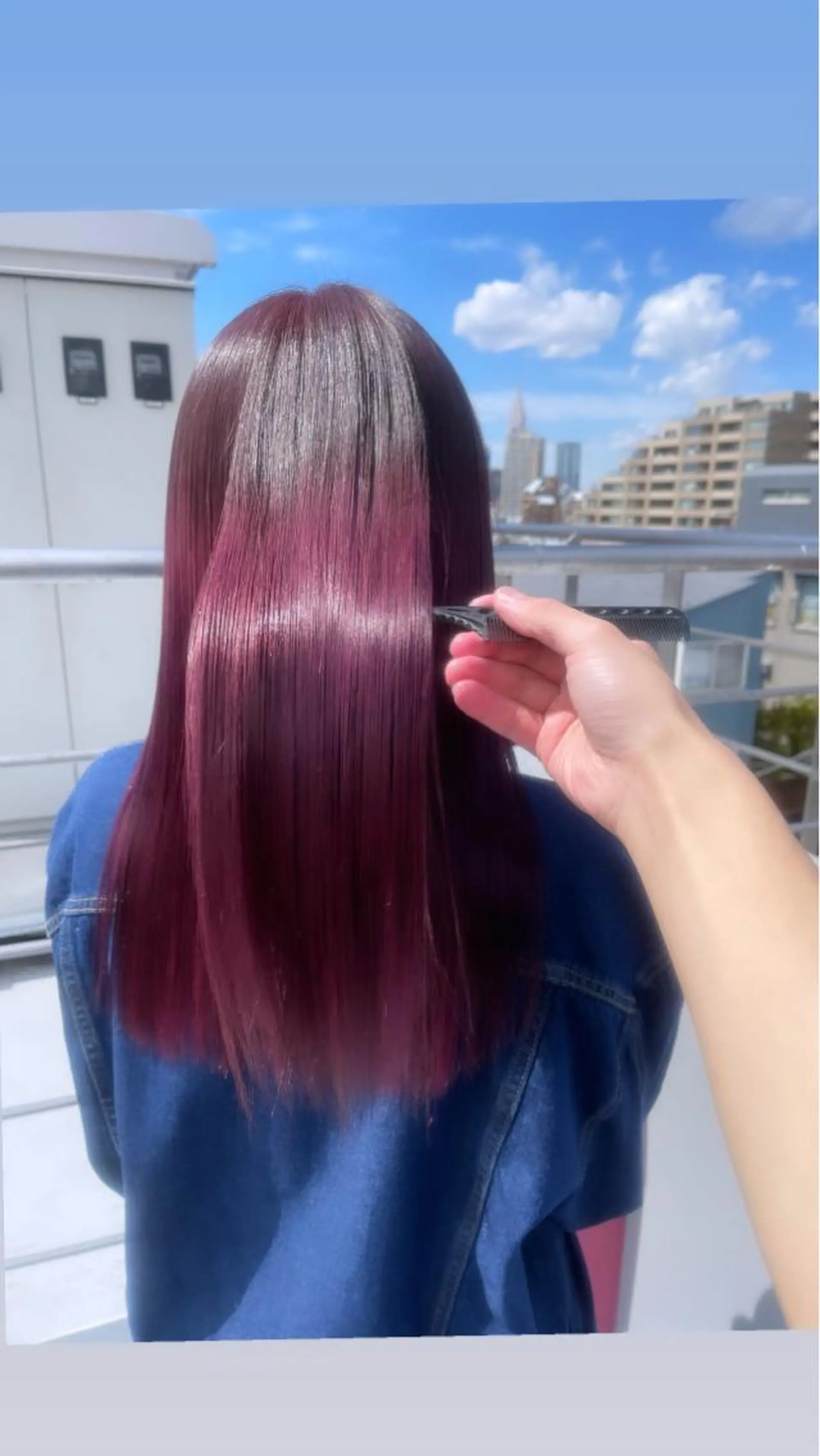 ロング カラー ヘアカラー トリートメント ヘアセット モテ髪提案します💕 髪質改善宗一郎のヘアスタイル