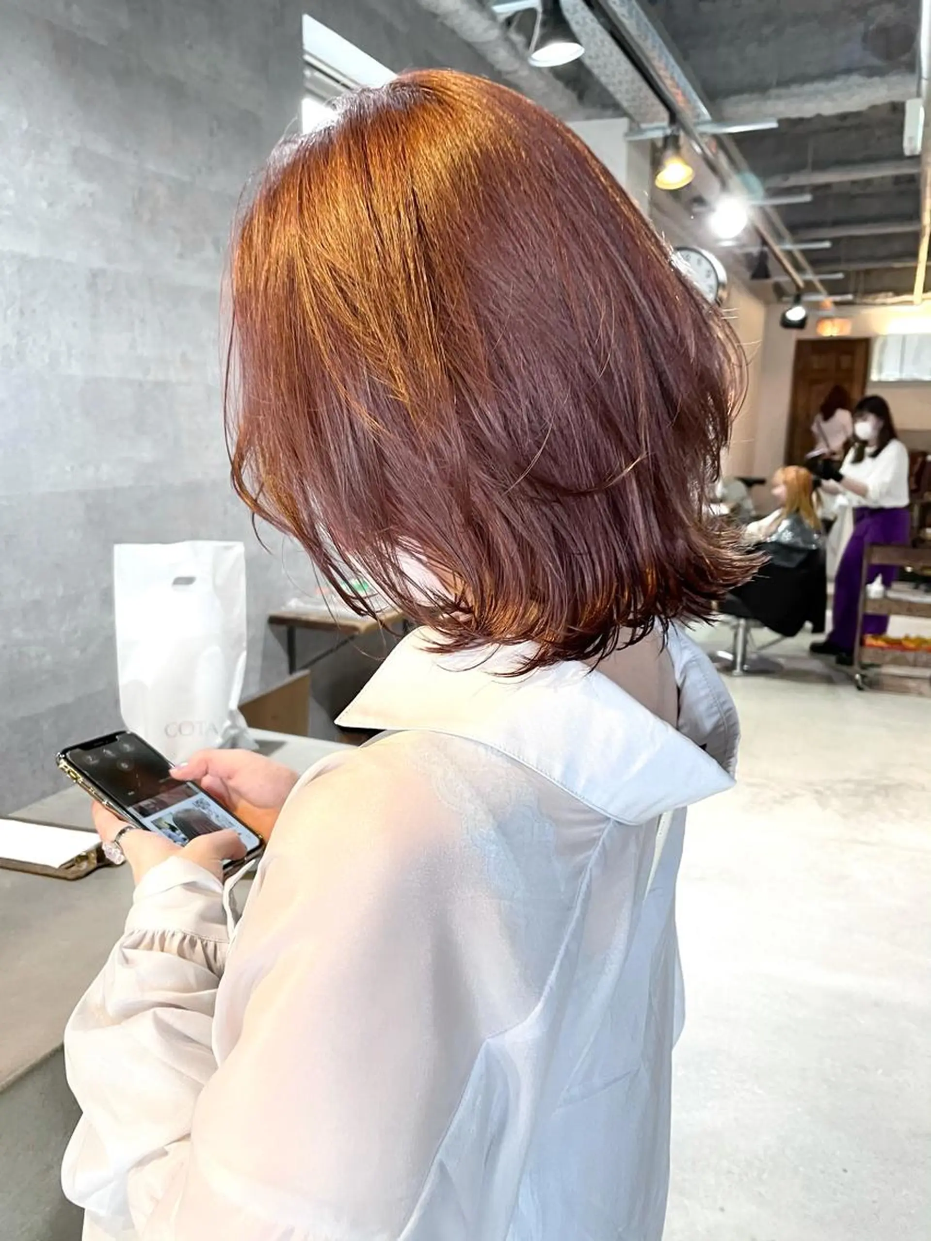 ミディアム カラー メンズヘア/レイヤー /ボブ山内春輝のヘアスタイル