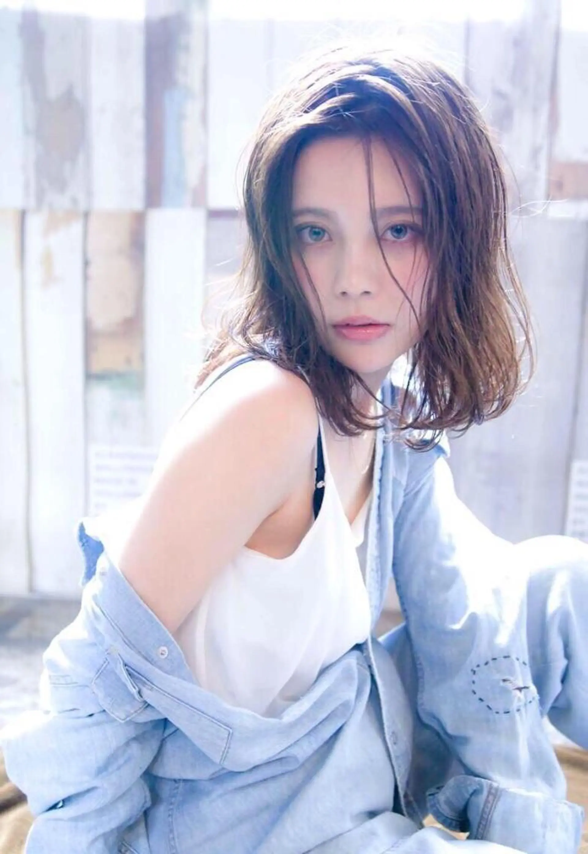 ミディアム カット ヘアカラー トリートメント ヘッドスパ ヘアセット 店長 茂野聖史のヘアスタイル