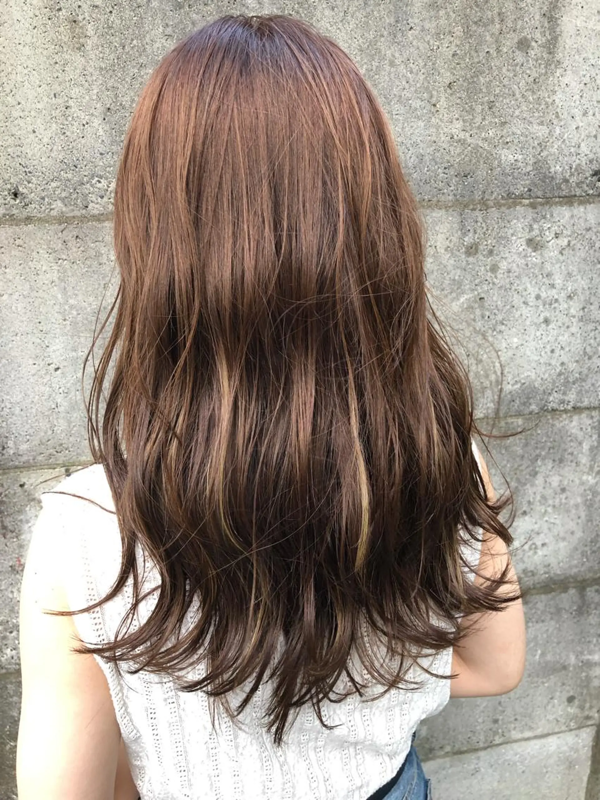 ロング カラー 佐久間 広祐のヘアスタイル