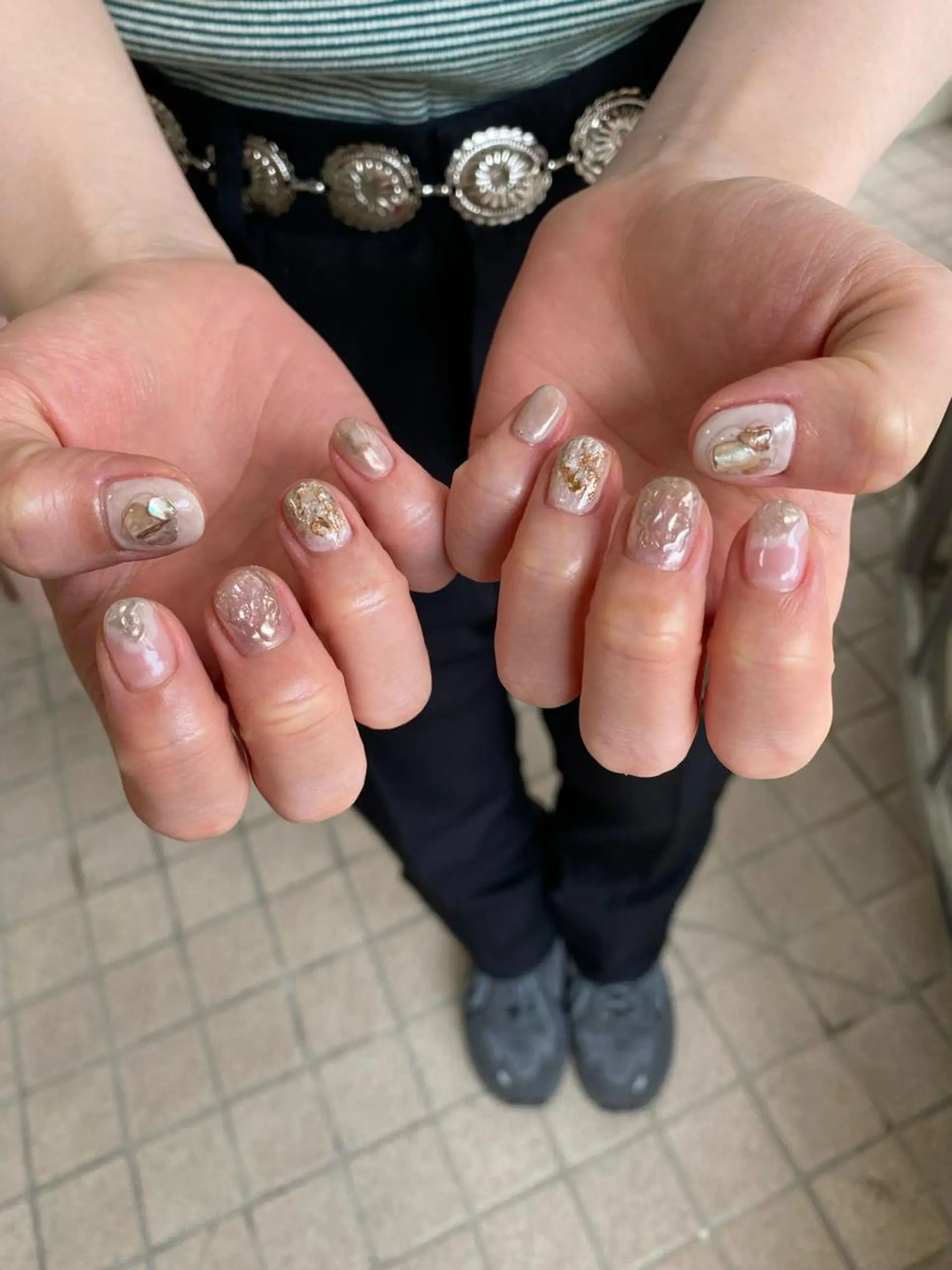 ネイル ブライダルネイル ハンドネイル nable.所属・望月 実莉のネイルデザイン