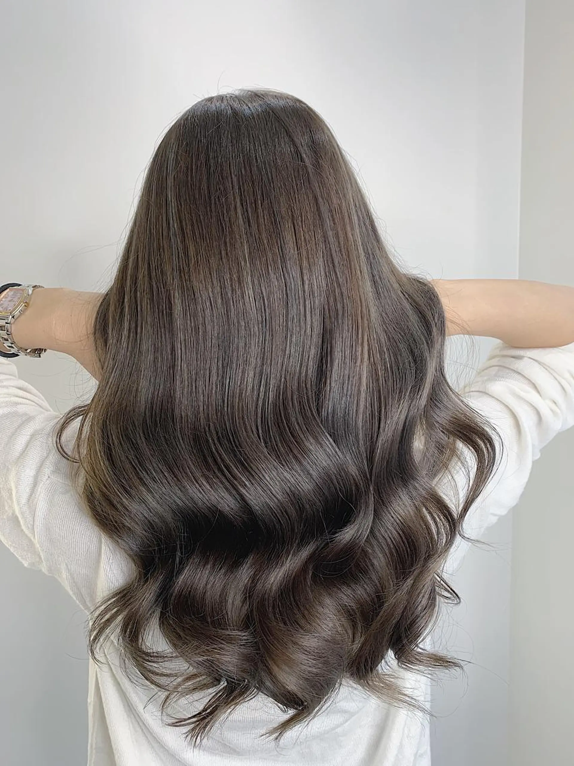 ロング カラー ヘアアレンジ アディクシーカラー ベージュカラー グレージュ ハイライトカラー イルミナカラー カット ヘアカラー トリートメント ヘッドスパ ヘアセット レイヤーカット/艶髪 🎀笠原 優花🎀のヘアスタイル