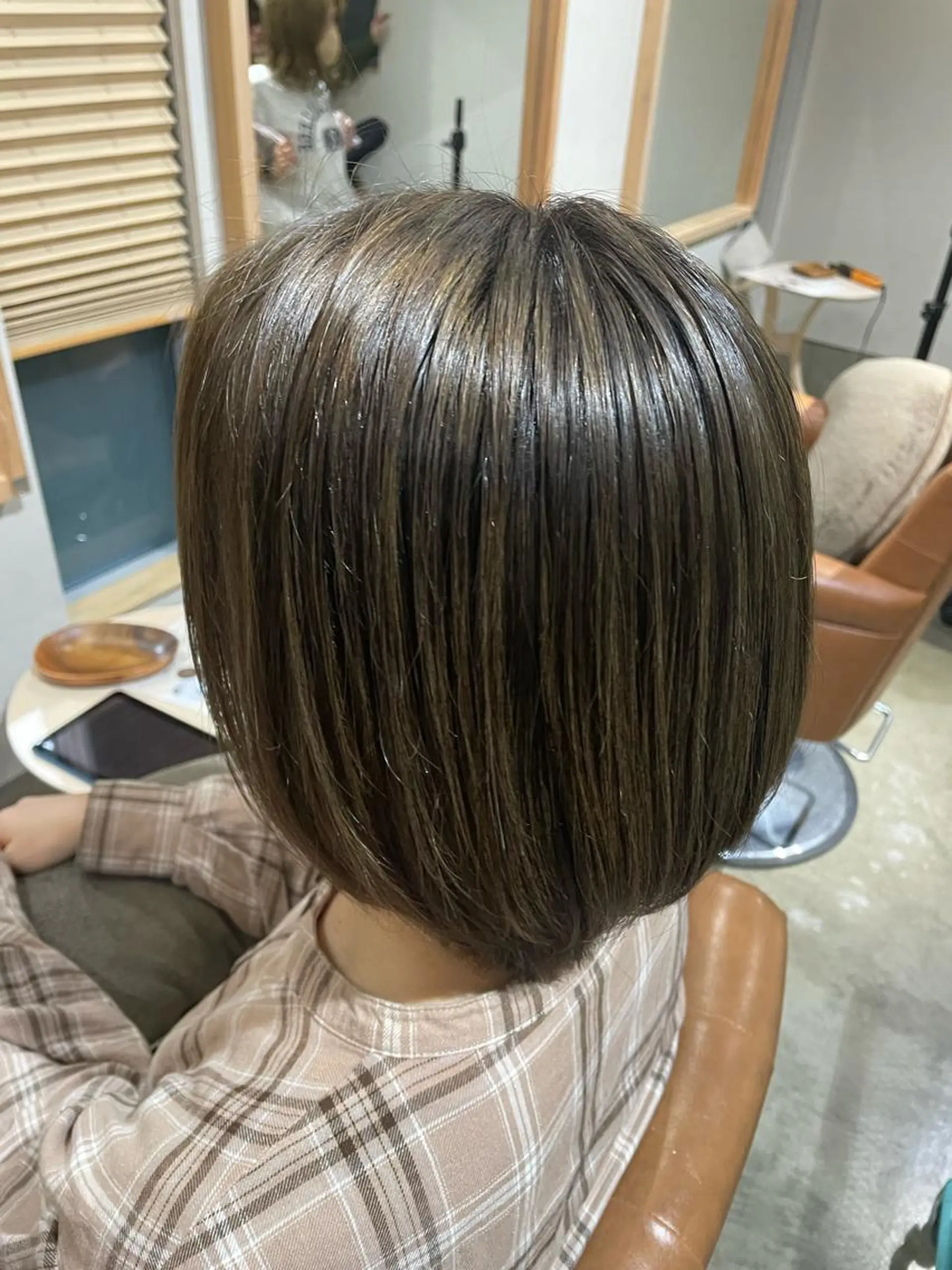 カラー 透明感カラー ヘアカラー まつやま さおりのヘアスタイル