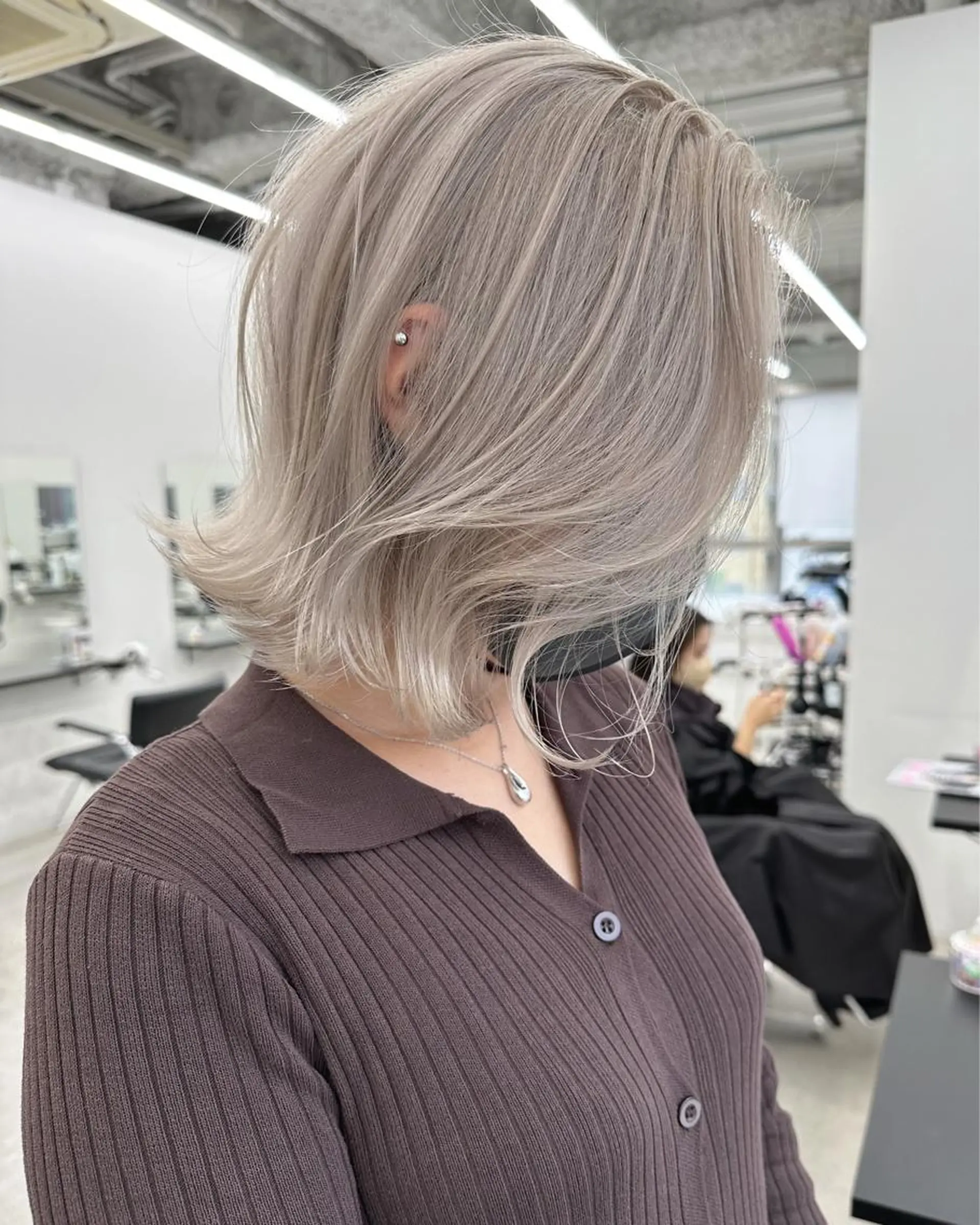 ミディアム カラー LINOET名古屋所属・ダブルカラー💖上村 純妃💖名駅徒歩5分のヘアスタイル