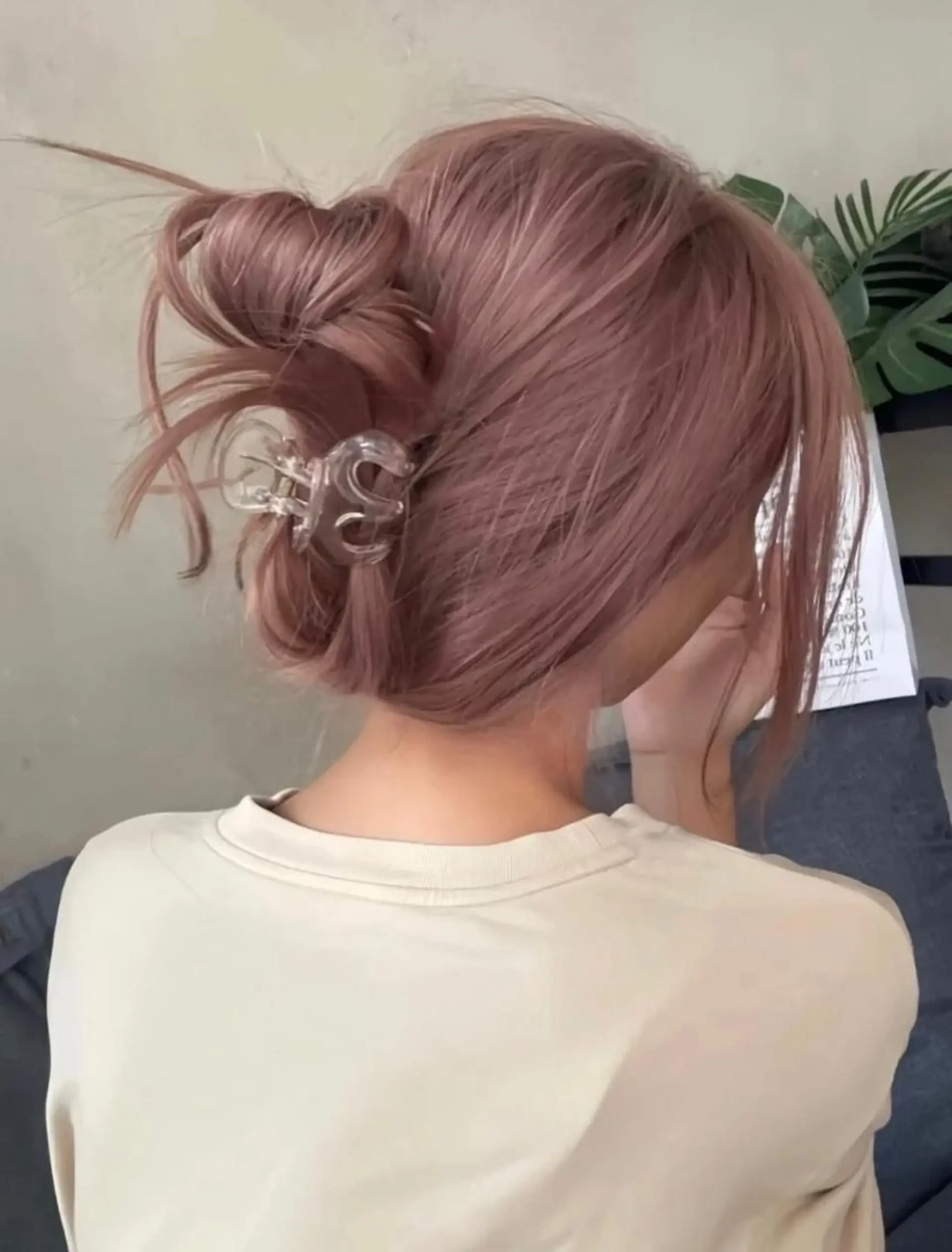 ミディアム カラー ヘアアレンジ カット ヘアカラー mina 🌷のヘアスタイル