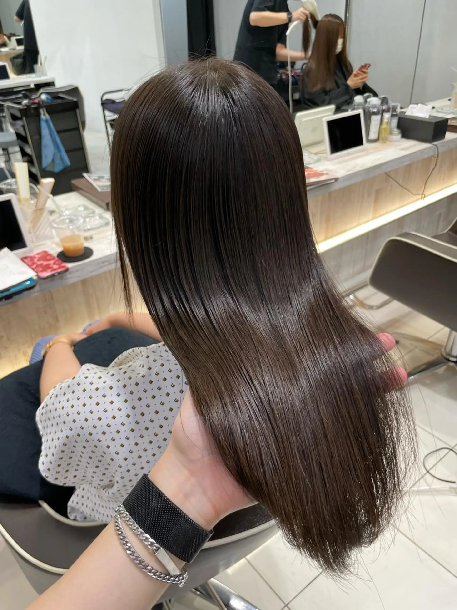 ロング カット 縮毛矯正 トリートメント 髪質改善縮毛矯正 kosuke_IJKのヘアスタイル