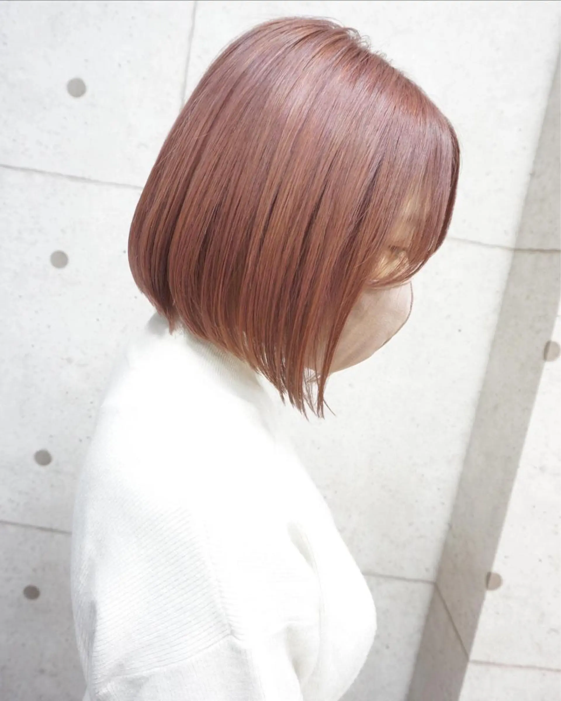 ショート ボブ カット ヘアカラー トリートメント hair teria ryu 大塚のヘアスタイル