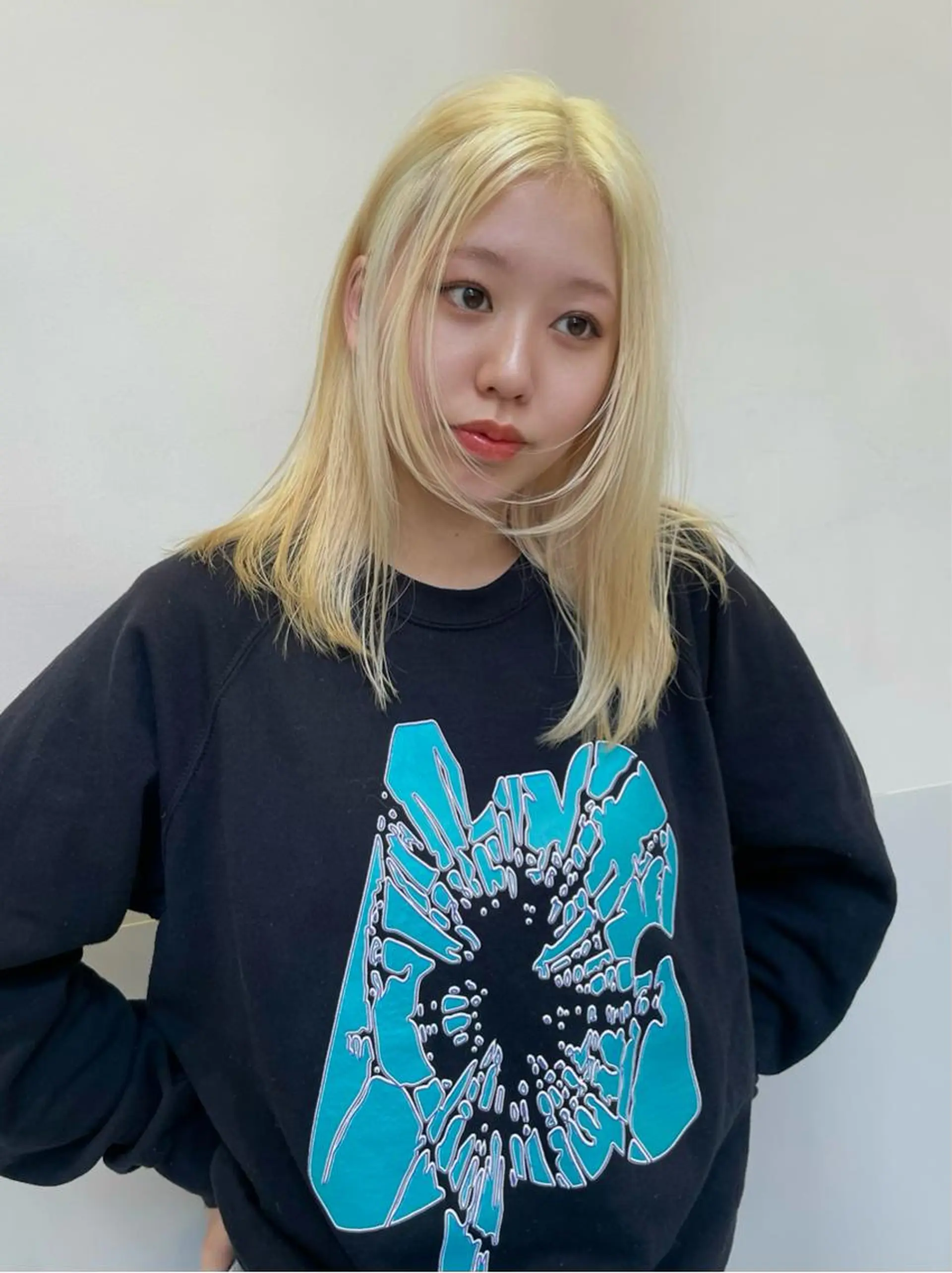 ミディアム カラー カット ヘアカラー トリートメント SALOWIN所属・ブリーチ🧹 ボブ✨レイヤーのヘアスタイル