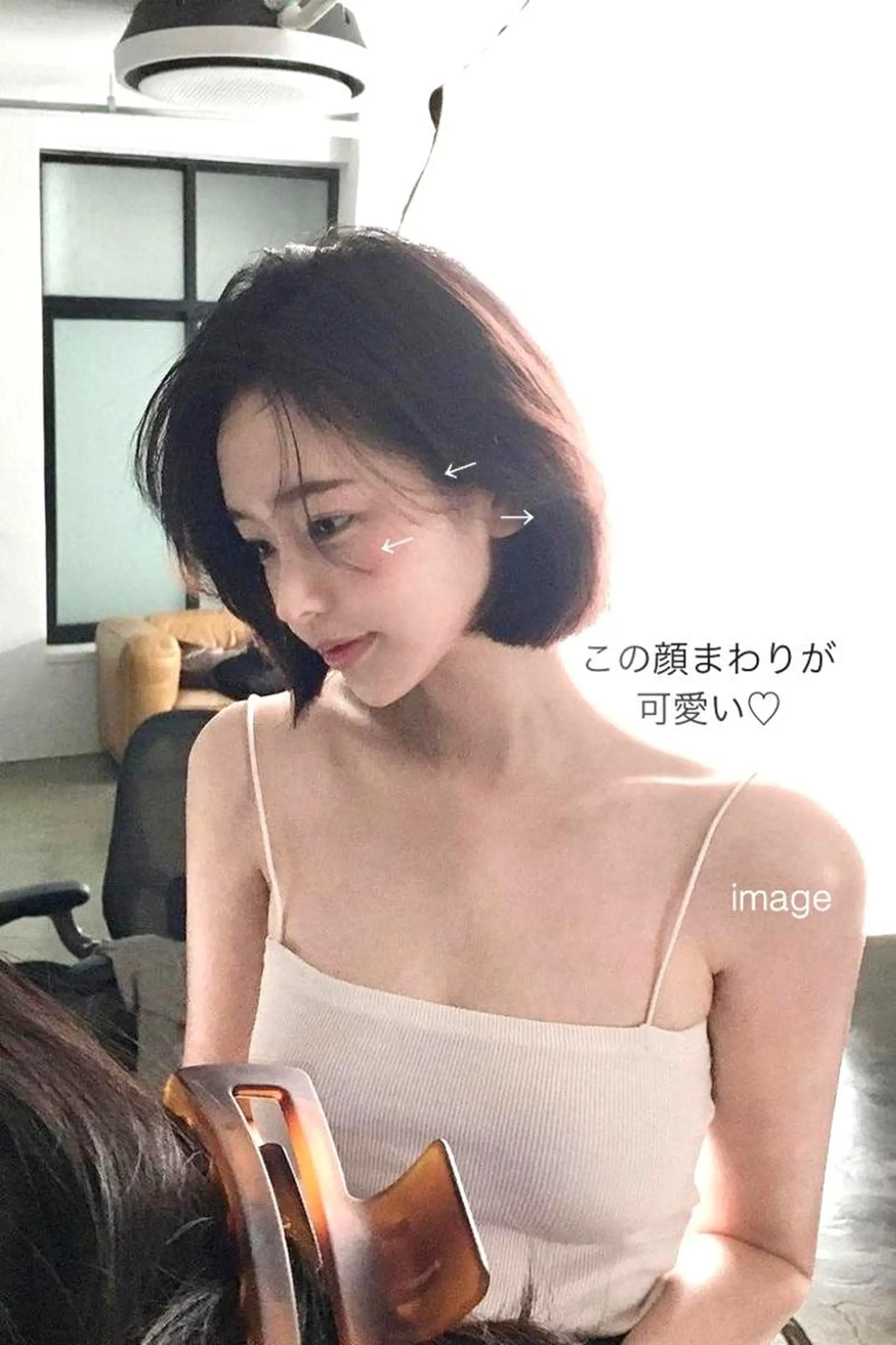 ミディアム カラー ヘアアレンジ hotely所属・✨まとまるボブ/ 切りっぱなし/ユキナのヘアスタイル