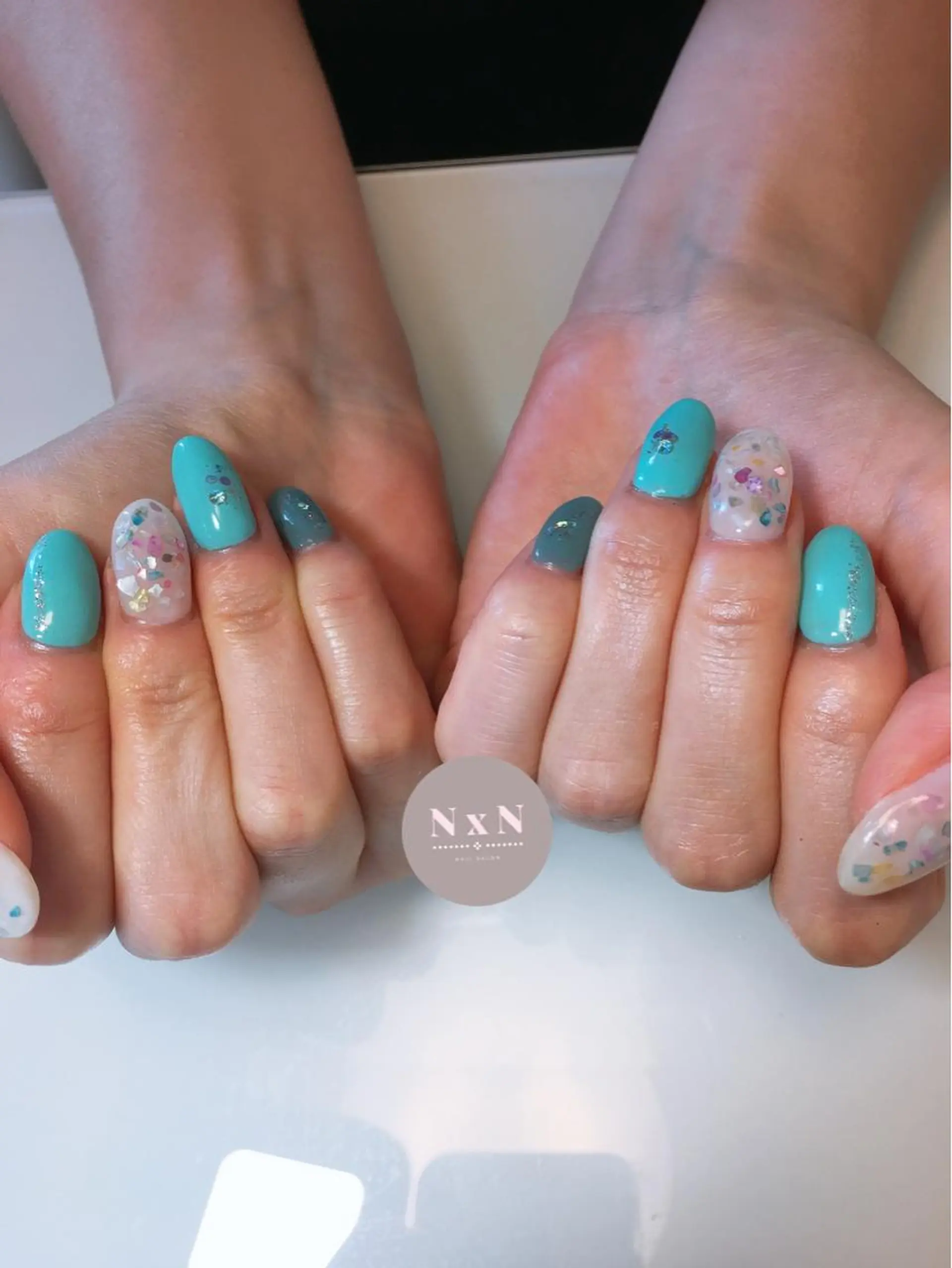 ネイル ジェルネイル ぷっくりネイル nail salon N×Nのネイルデザイン