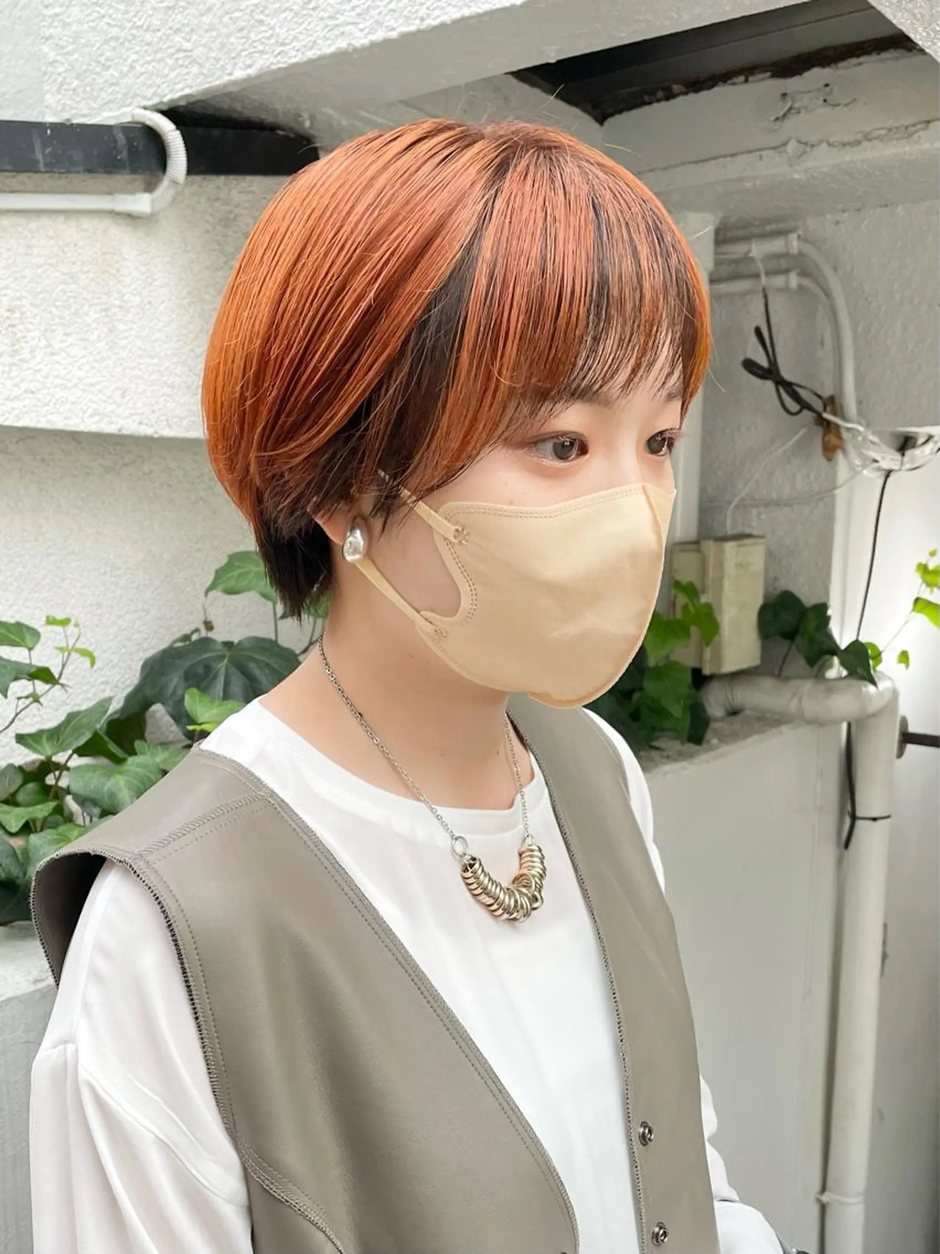ショート カラー ヘアアレンジ ニュアンスハイトーン 🌙サイダサキのヘアスタイル