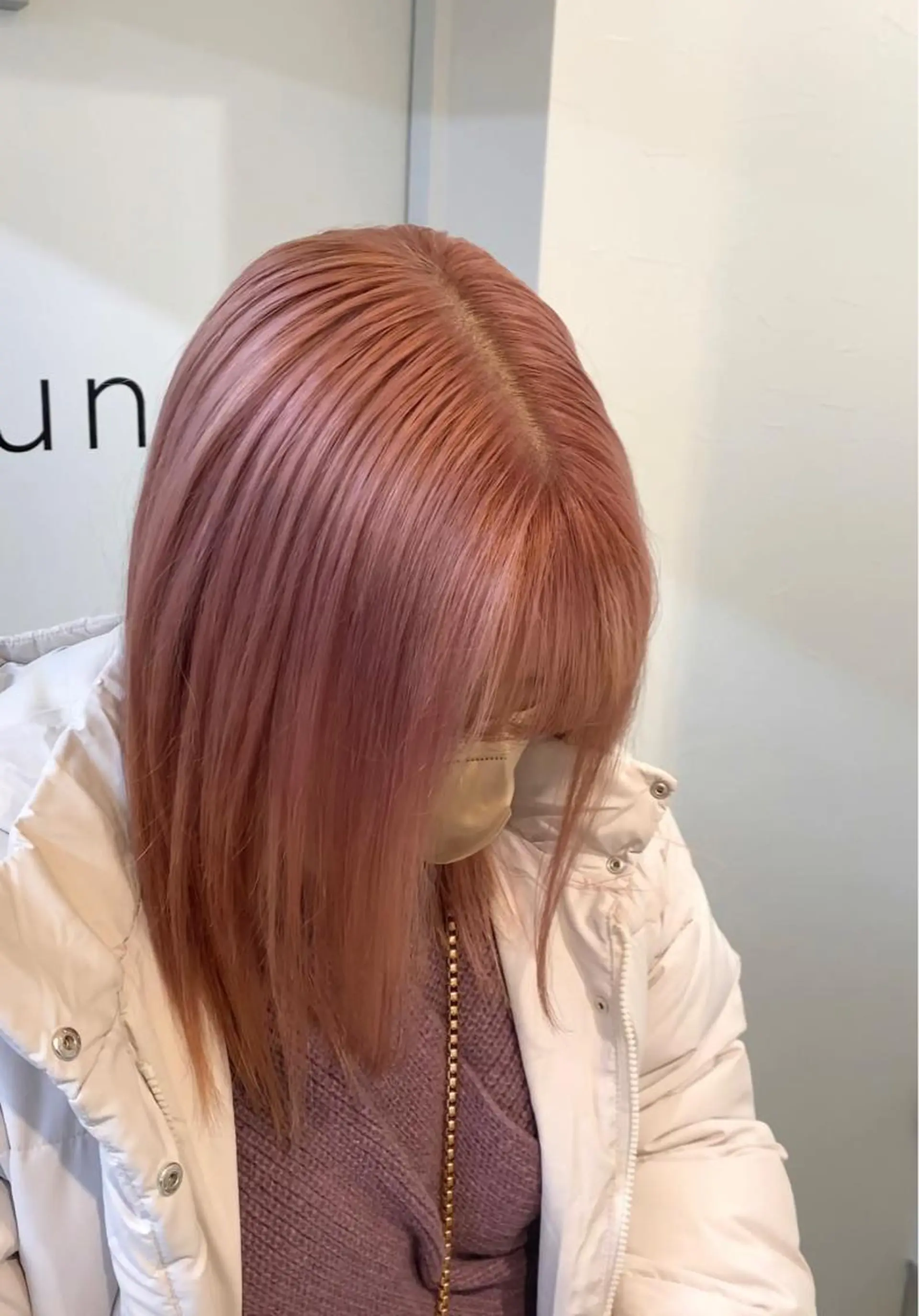 ミディアム カラー ブリーチ デザインカラー ハイトーンカラー 似合わせカット ウルフカット ヘアカラー トリートメント sunc所属・レイヤーカット ワンホンヘアそうたのヘアスタイル