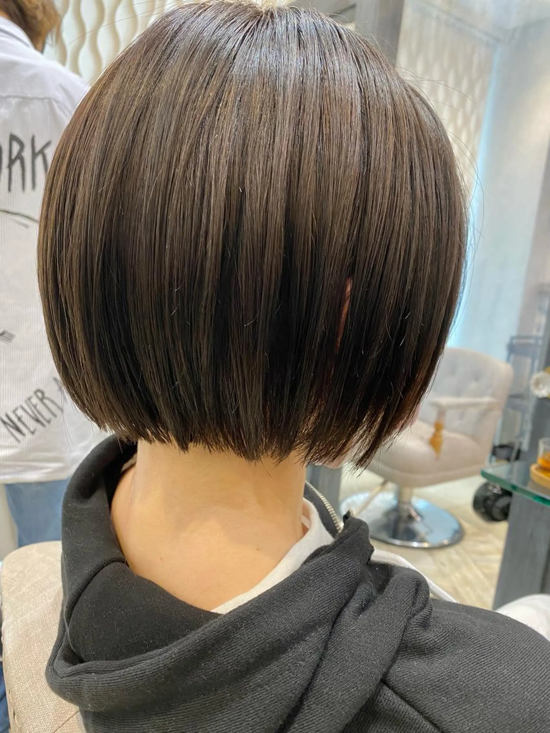 ショート ボブ カット ヘアカラー トリートメント 【店長】 ワンシーのヘアスタイル